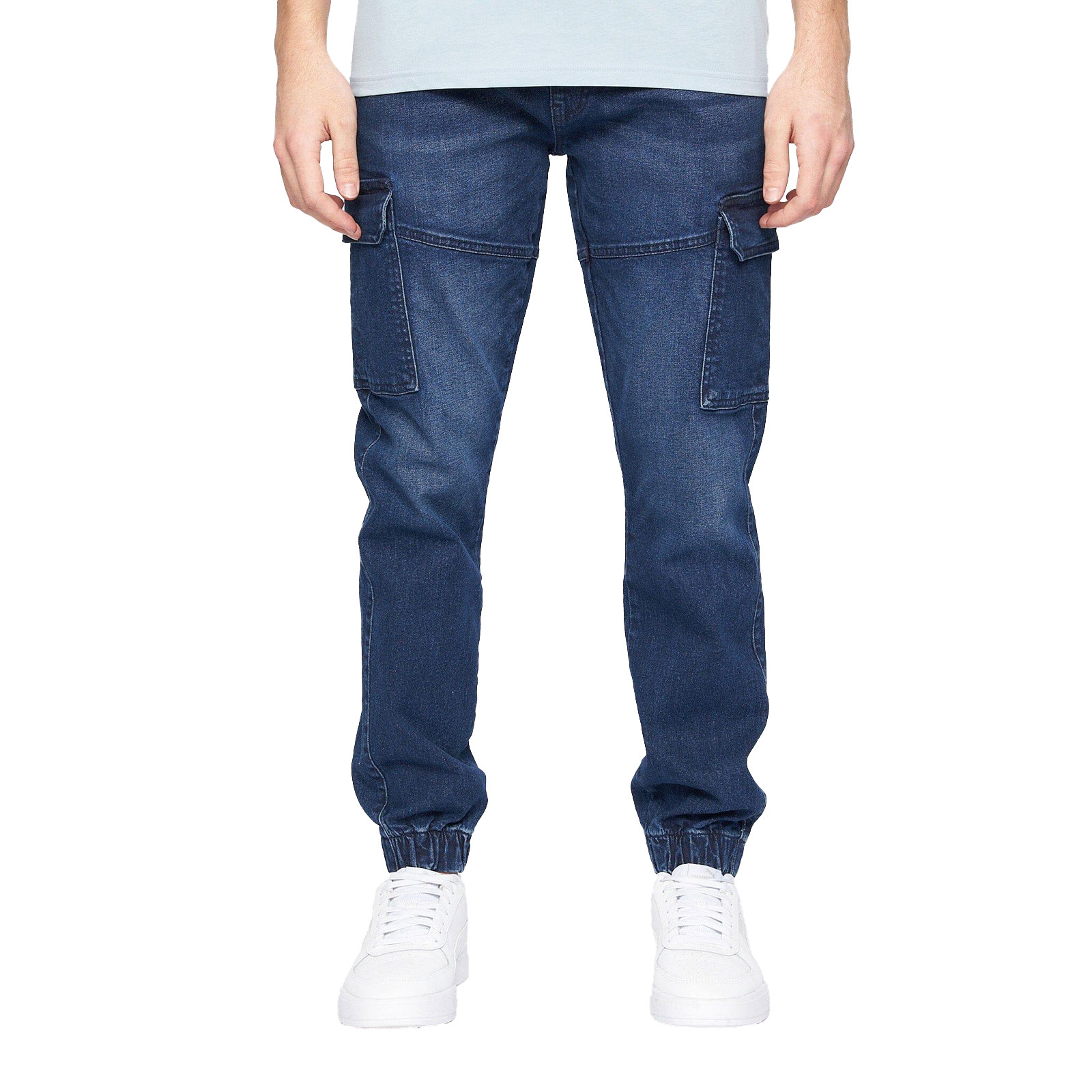 Crosshatch Malimore Cargo Jeans Men's Trainers  Size:  Colour : Navy W32 L34 In Navy