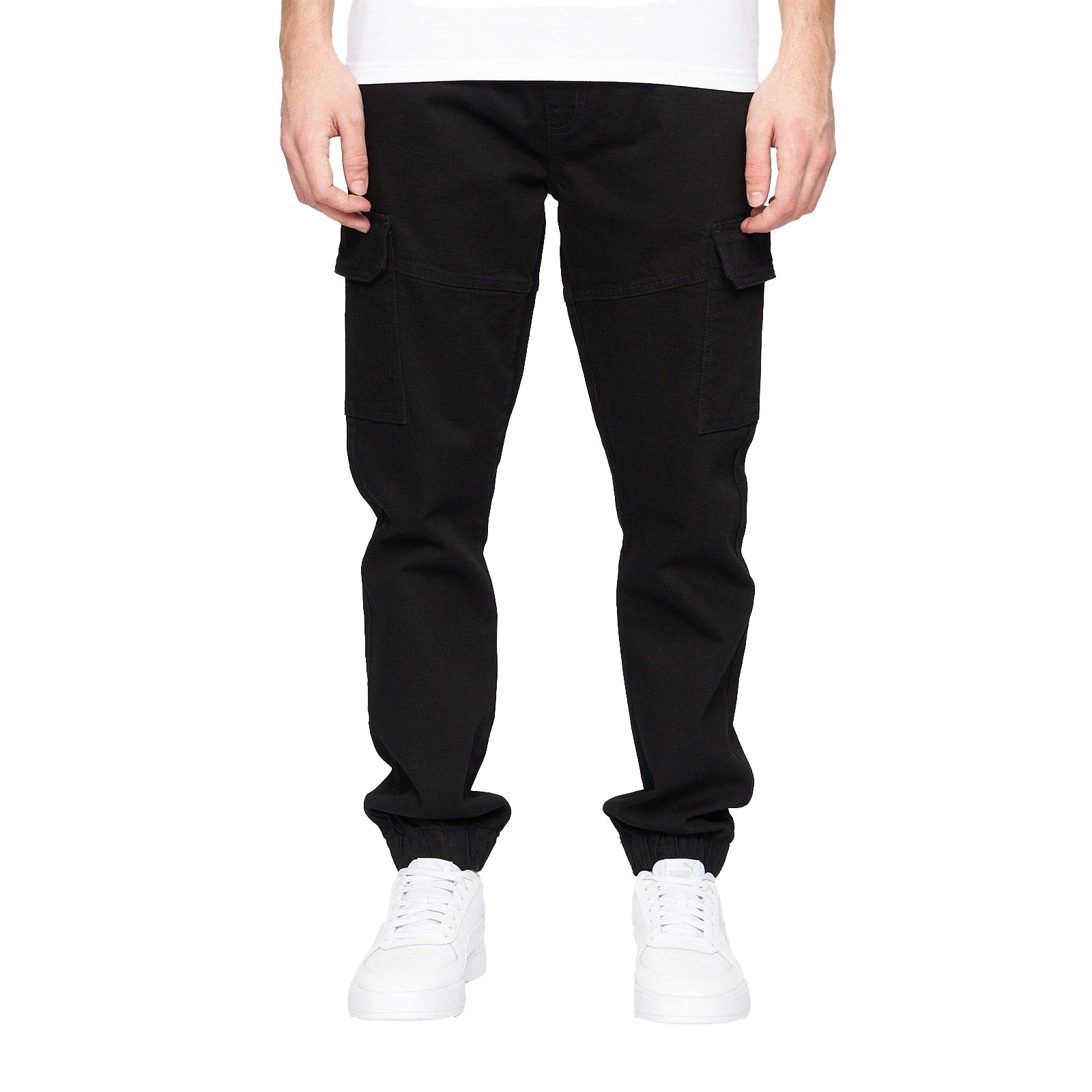 Crosshatch Malimore Cargo Jeans Men's Trainers  Size:  Colour : Black W32 L34 In Black