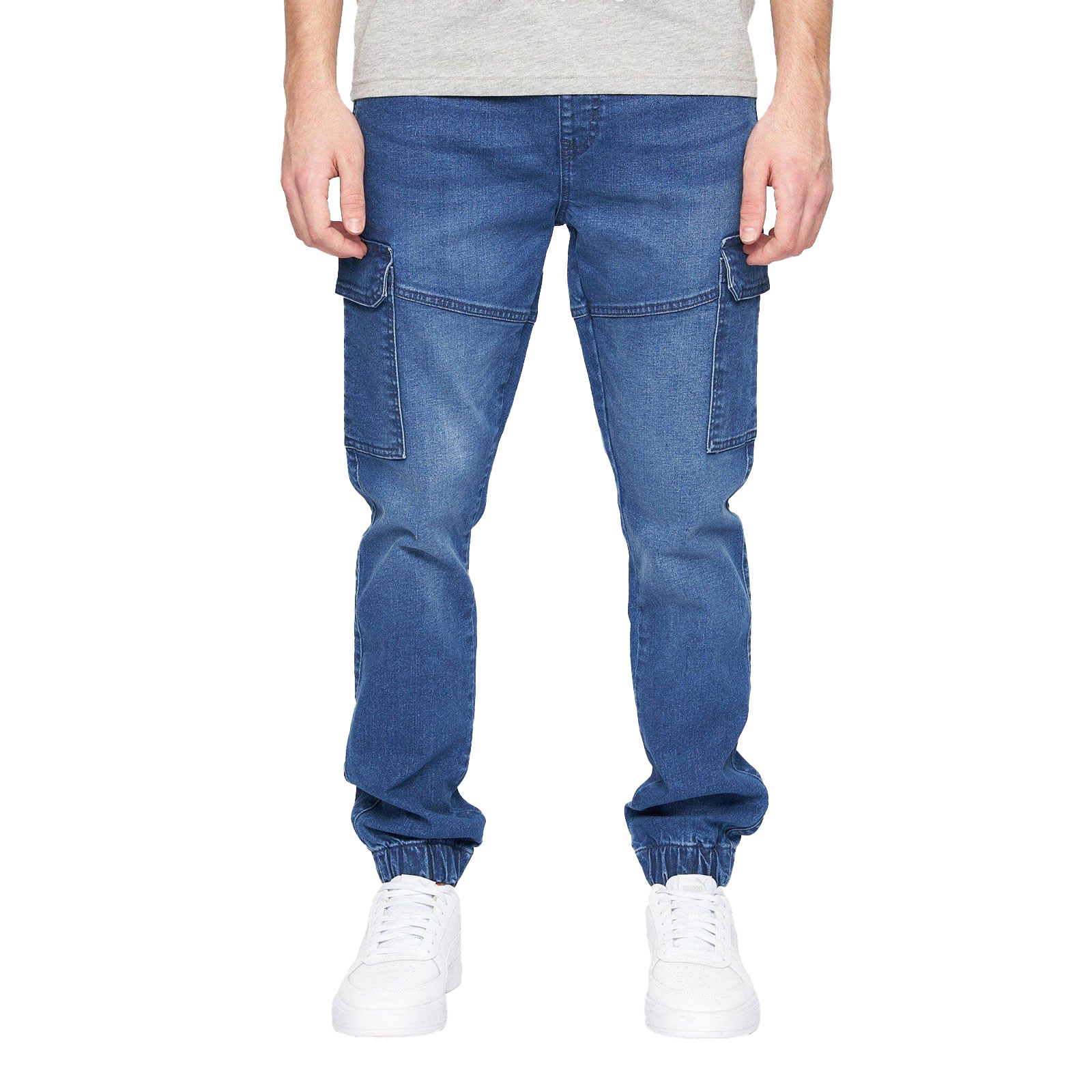 Crosshatch Malimore Cargo Jeans Men's Trainers  Size:  Colour : Navy W32 L34 In Navy