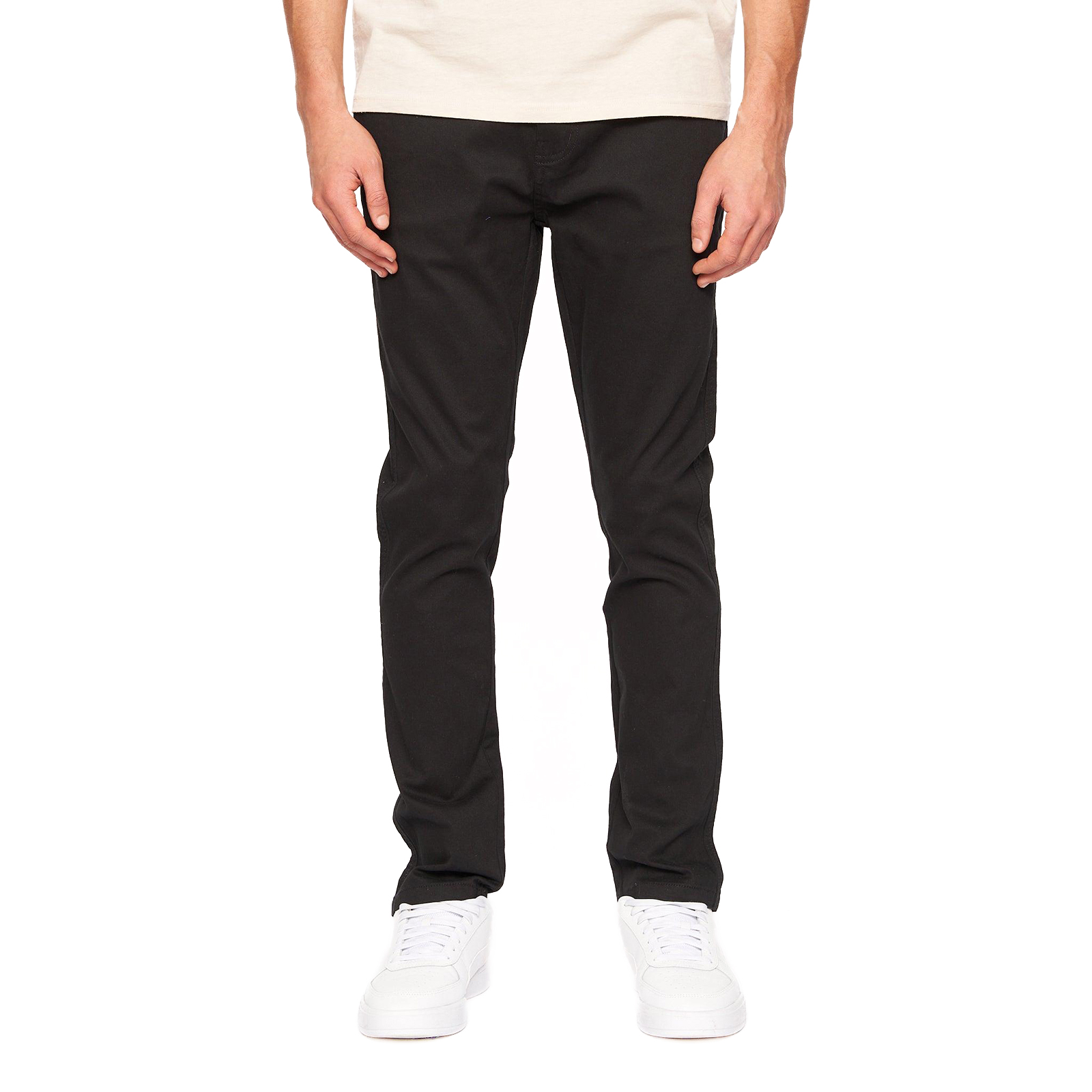 Crosshatch Men's Roysden Chinos Men's Trainers, Size W40 L30 In Black