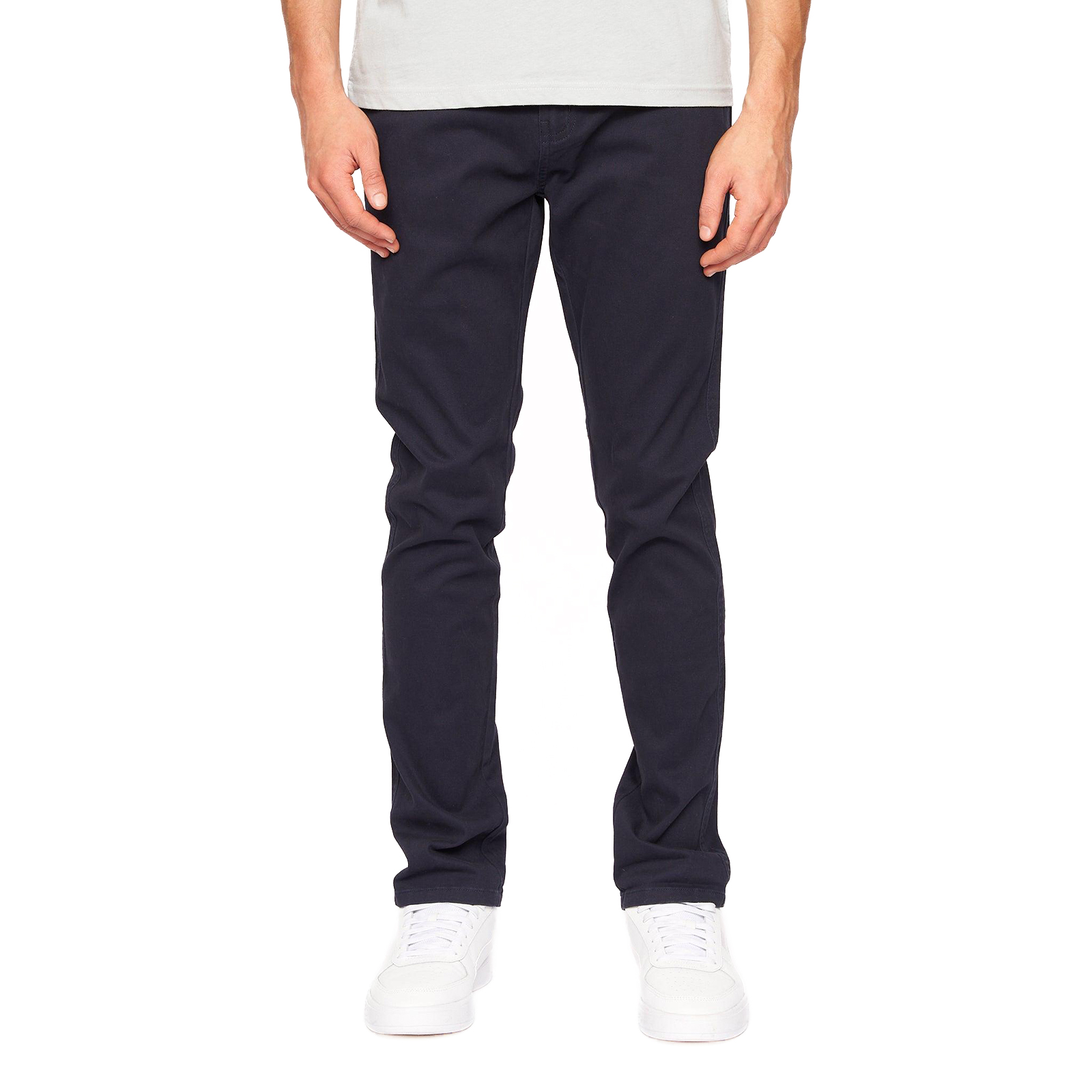 Crosshatch Men's Roysden Chinos Men's Trainers, Size W40 L30 In Navy