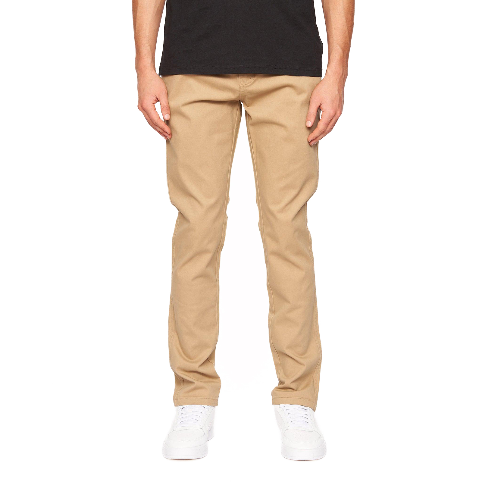 Crosshatch Men's Roysden Chinos Men's Trainers, Size W40 L30 In Sand