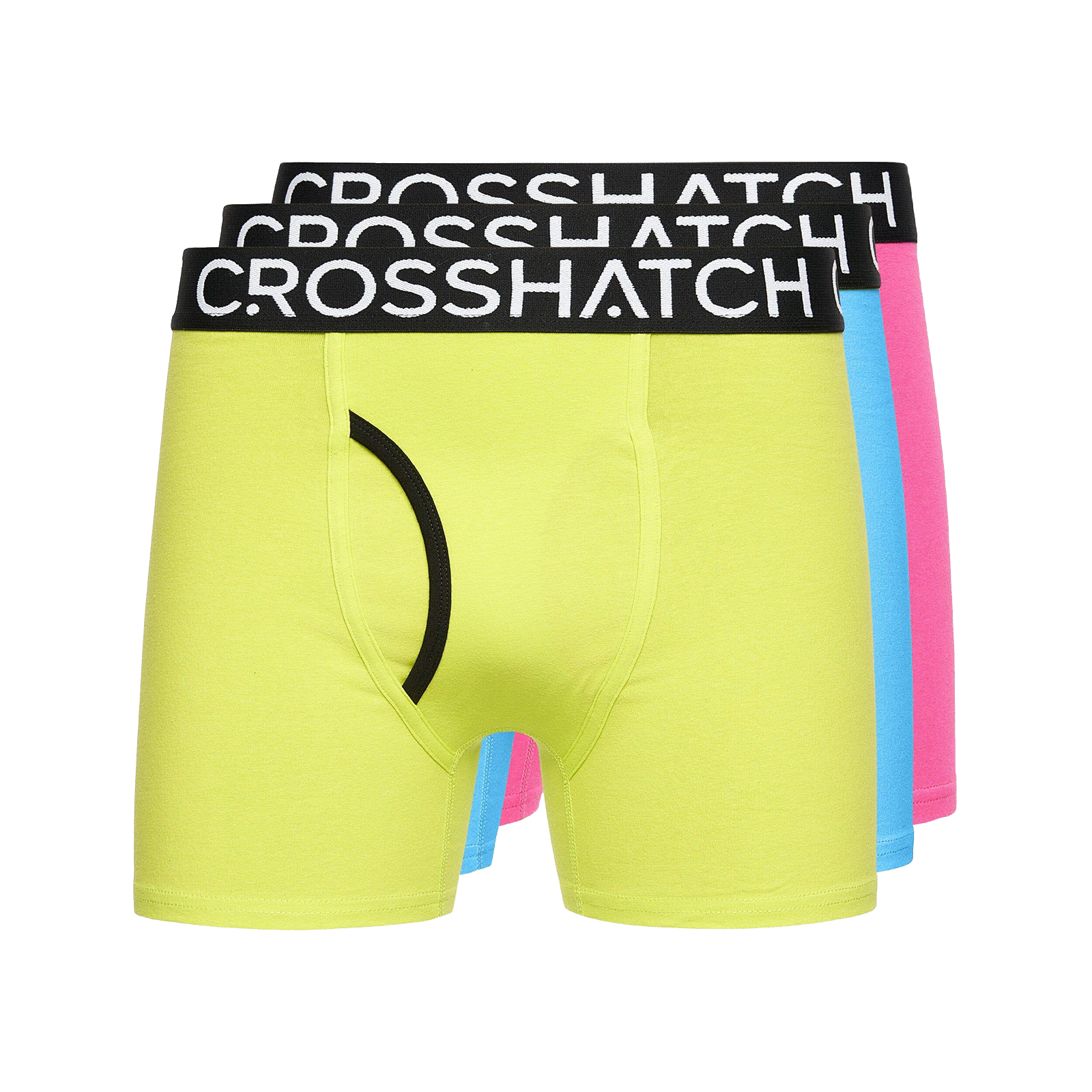 Crosshatch Trioglow Boxers 3Pk Bright Pack Men's