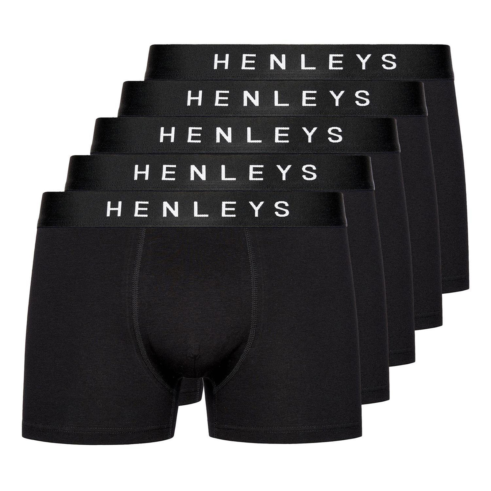 Henleys Coalink Boxer Shorts 5Pk Men's
