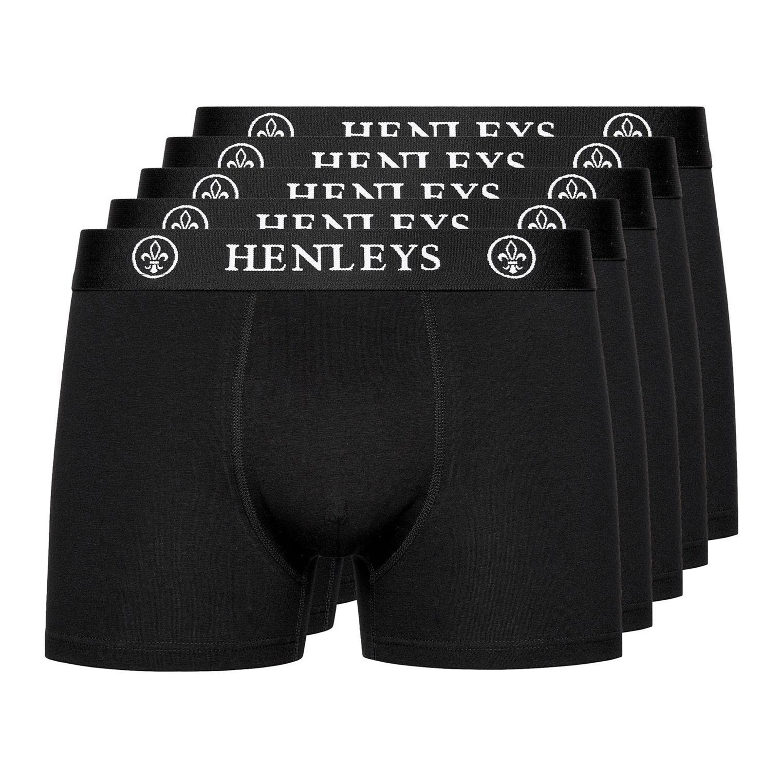 Henleys Mcblacken Boxer Shorts 5Pk Men's