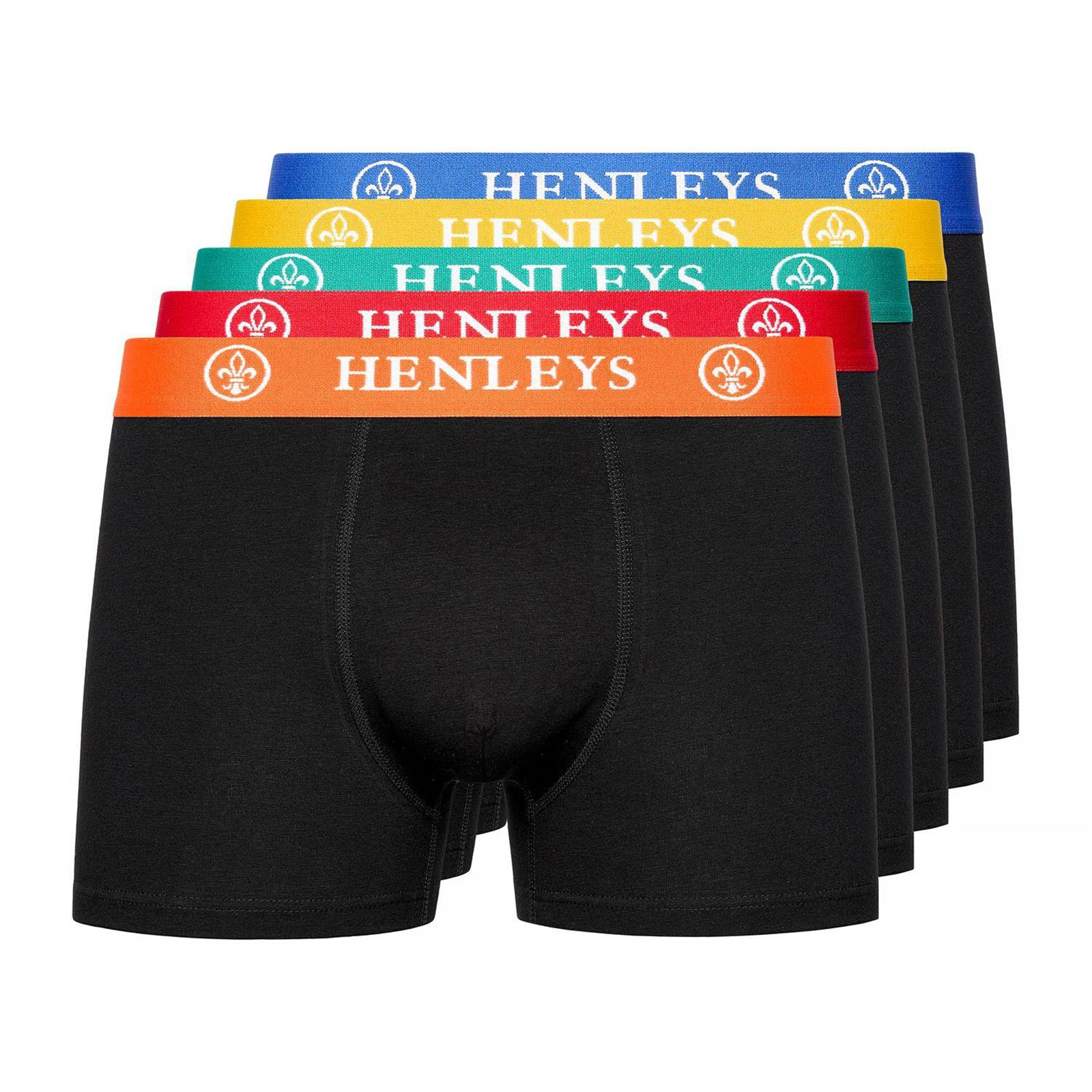 Henleys Primas Boxer Shorts 5Pk Men's