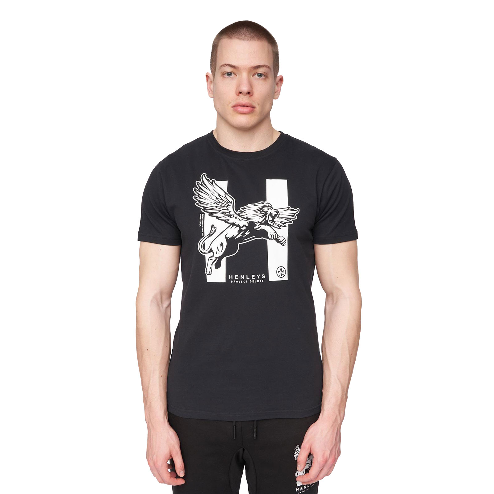 Henleys Curveball T-Shirt Men's | T-Shirt  | Black  | UK Size XL