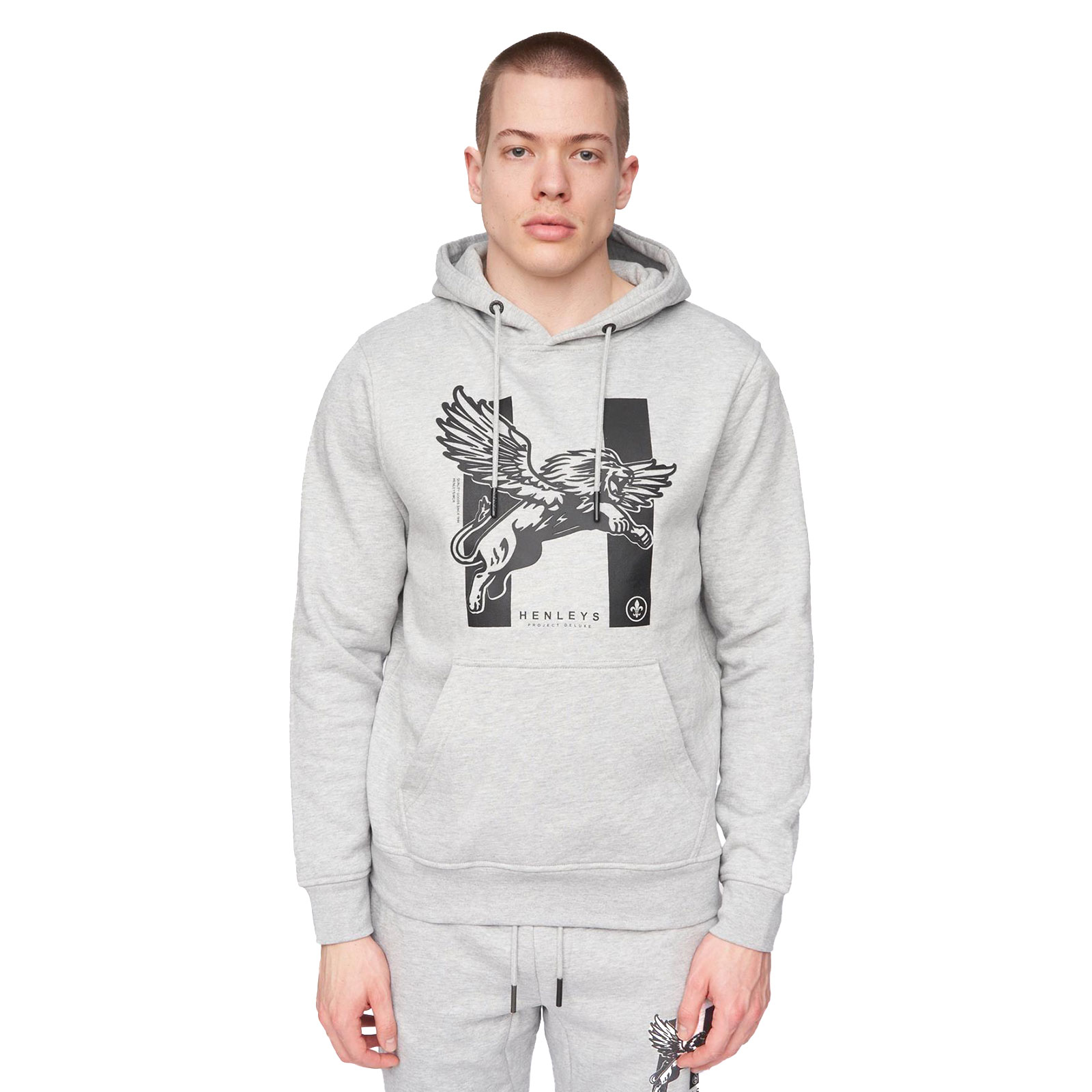 Henleys Curveball Hoodie Men's | Hoodies  | Grey Marl  | UK Size XXL