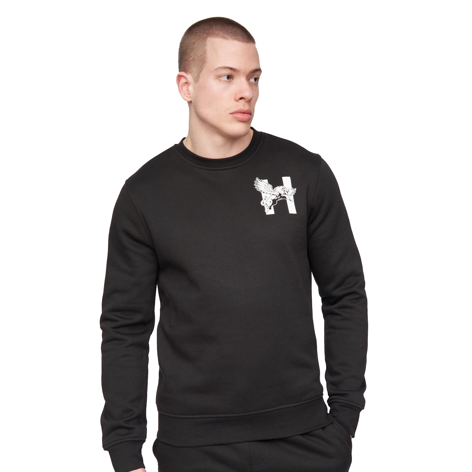 Henleys Moorehen Sweatshirt Men's Trainers, Size XL In Black
