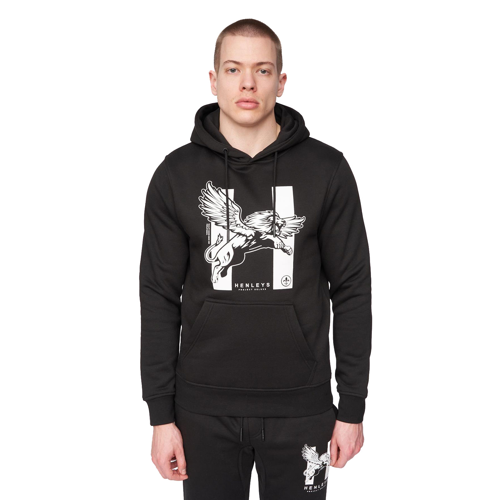 Henleys Curveball Hoodie Men's | Hoodies  | Black  | UK Size Large