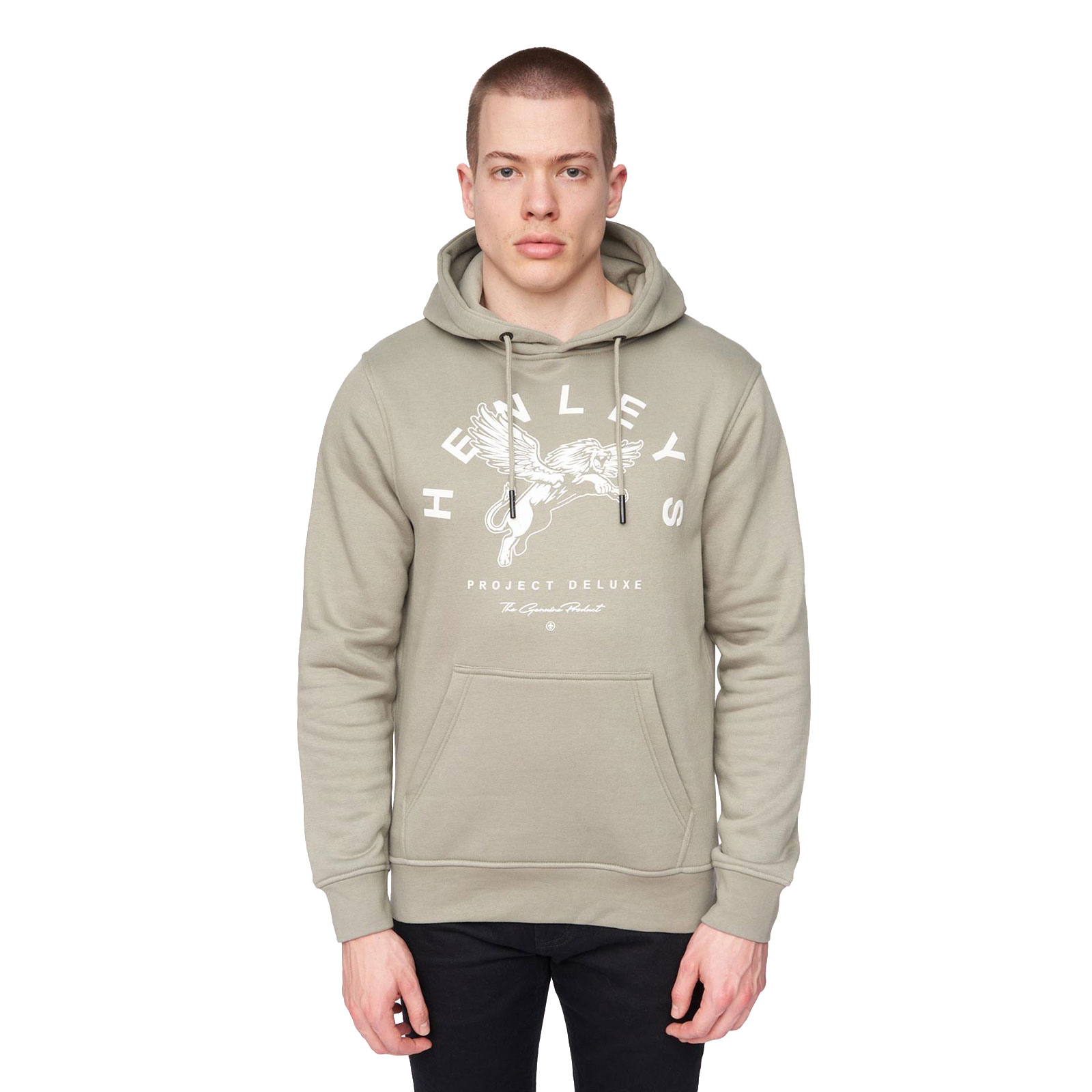 Henleys Colhen Hoodie Men's | Hoodies  | Dusty Olive  | UK Size XL