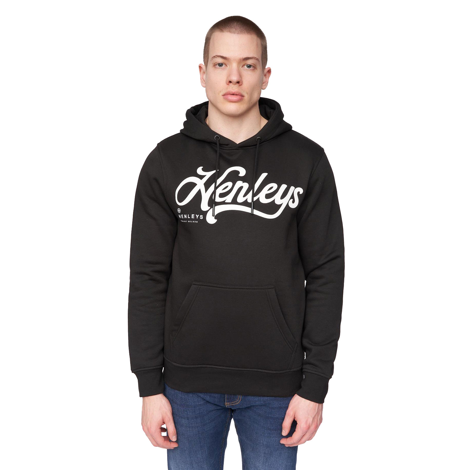 Henleys Scripthen Hoodie Men's | Hoodies  | Black  | UK Size Large