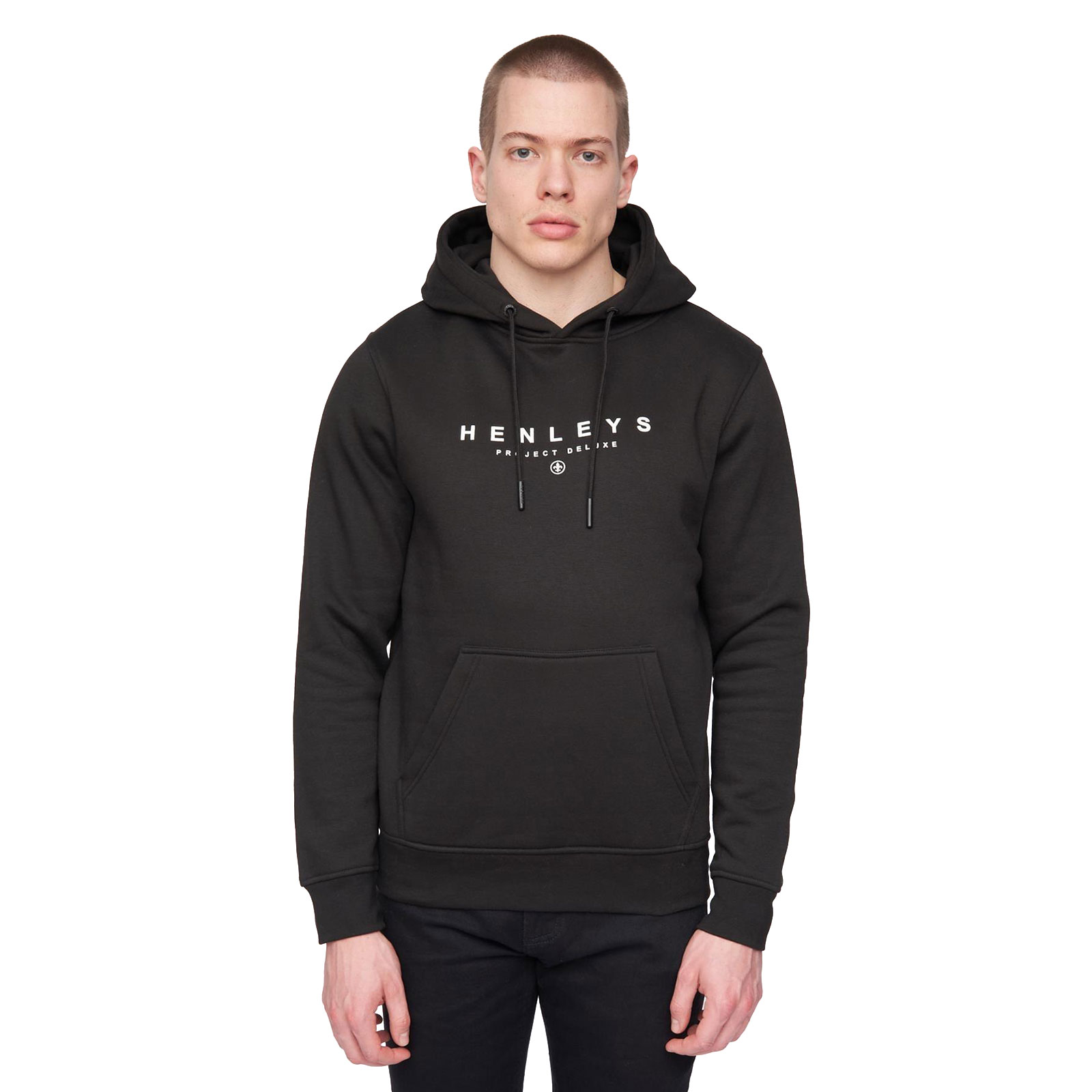 Henleys Ninesix Hoodie Men's | Hoodies  | Black  | UK Size Medium