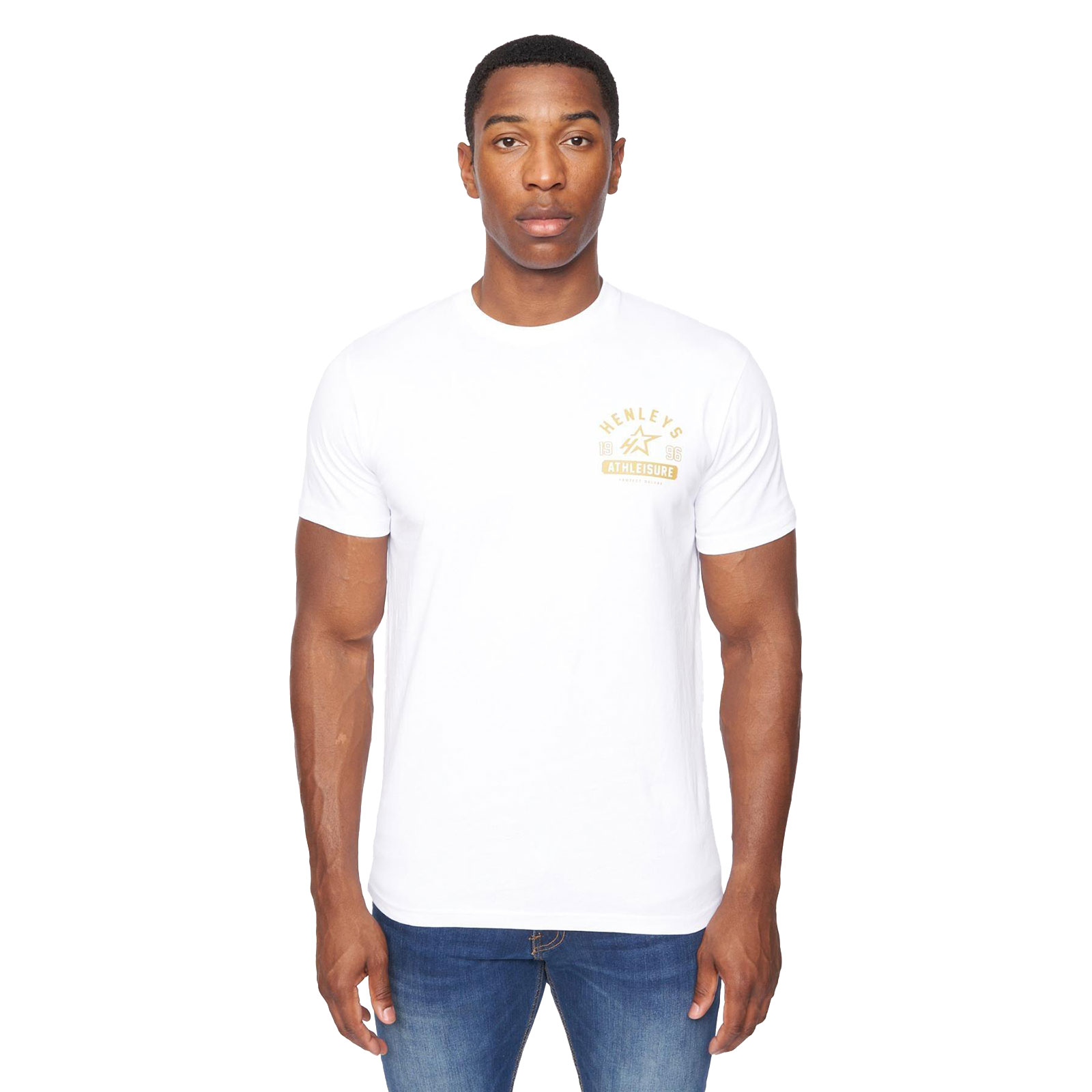 Henleys Upton T-Shirt Men's | T-Shirt  | Optic White  | UK Size XXL