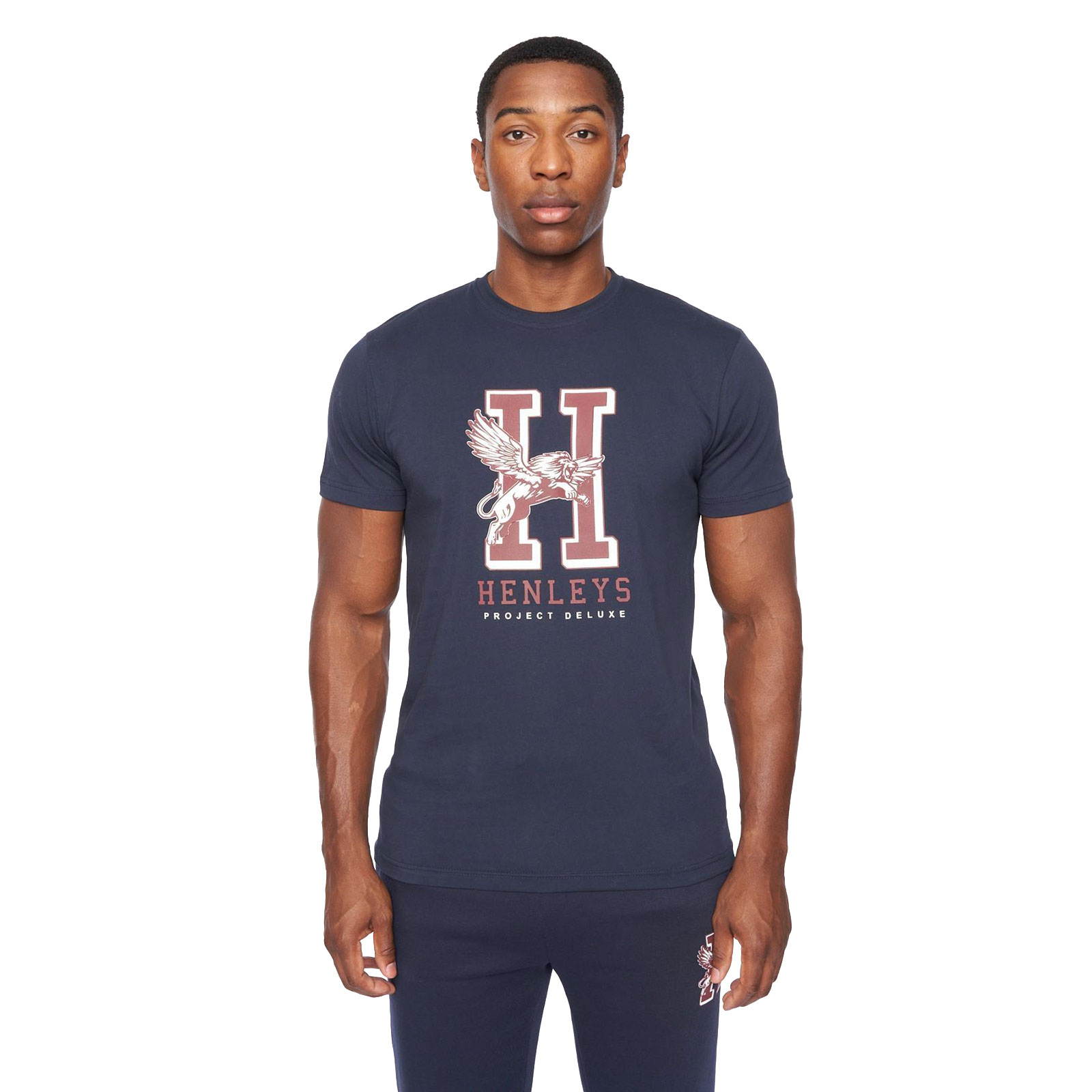Henleys Belton T-Shirt Men's | T-Shirt  | Navy  | UK Size XL
