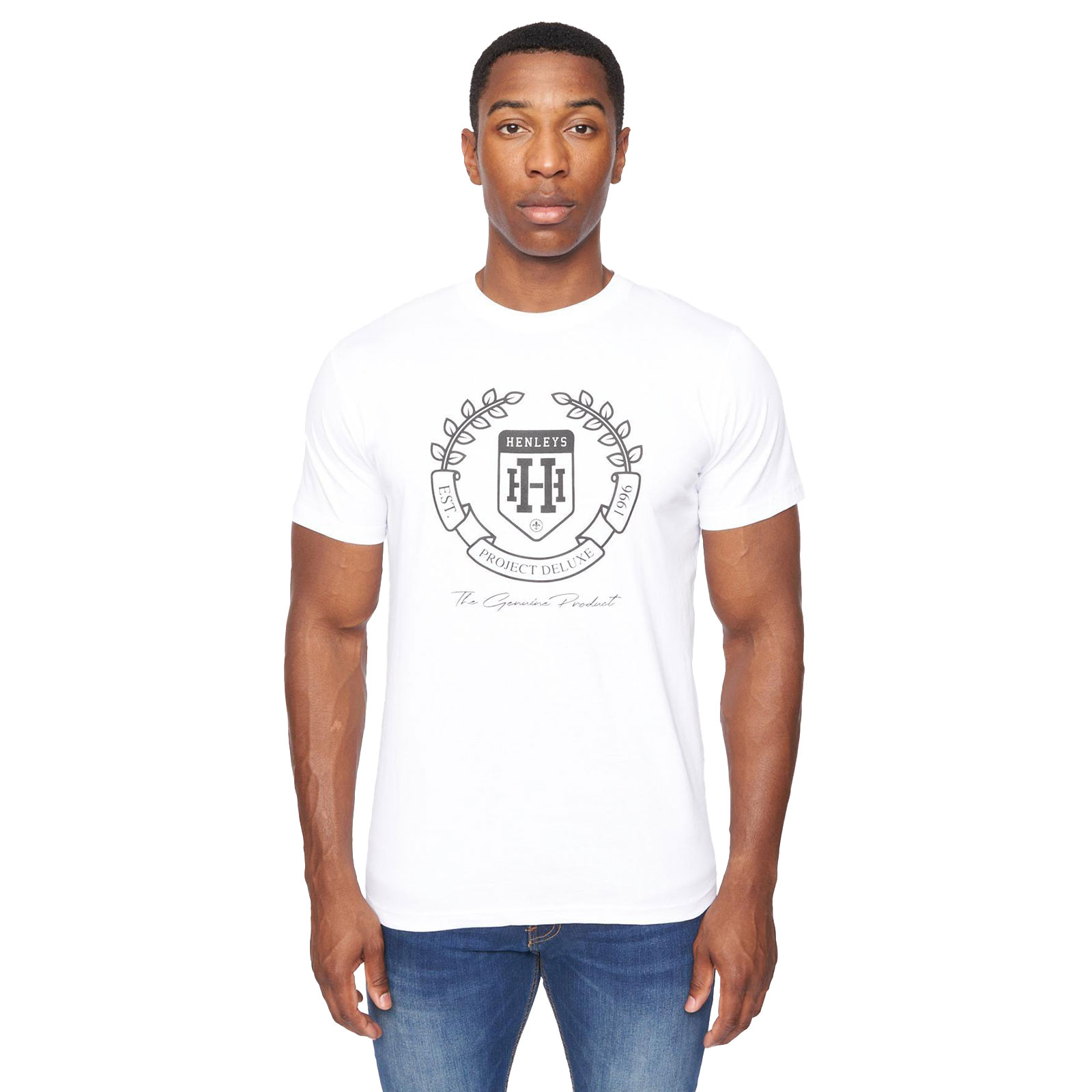Henleys Myer T-Shirt Men's | T-Shirt  | Optic White  | UK Size Large