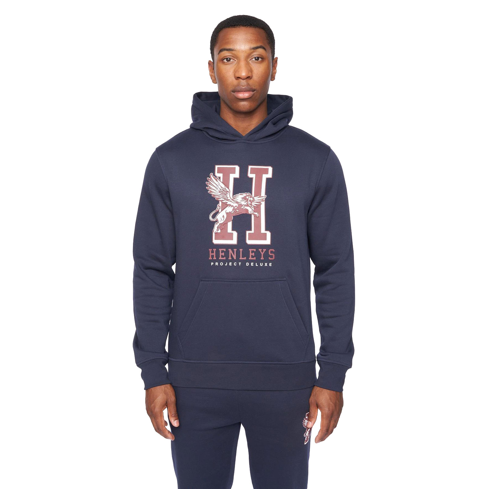 Henleys Belton Hoodie Men's | Hoodies  | Navy  | UK Size XL