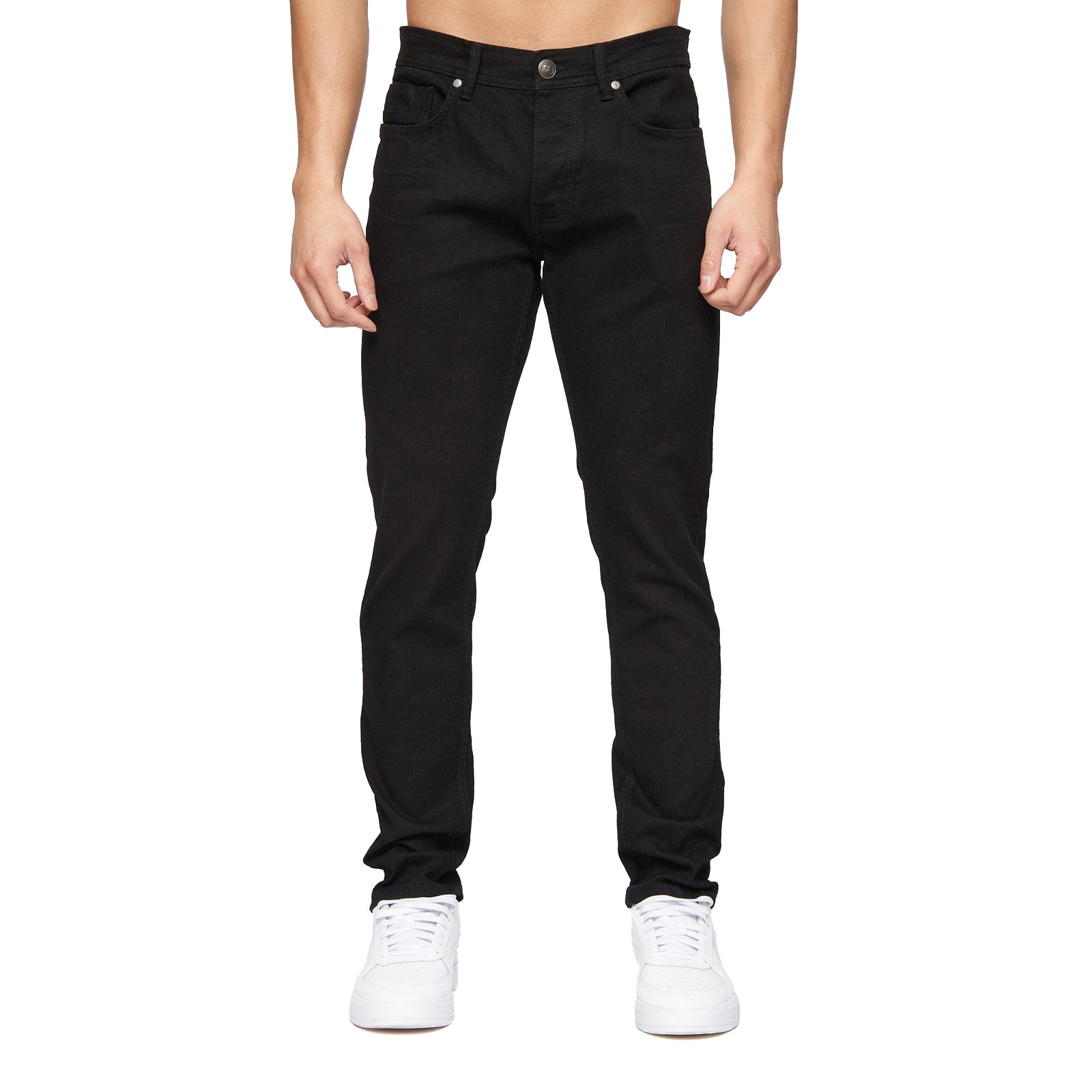 Crosshatch Buraca Slim Fit Jeans Men's  Size:  Colour : Black W32 L34 In Black