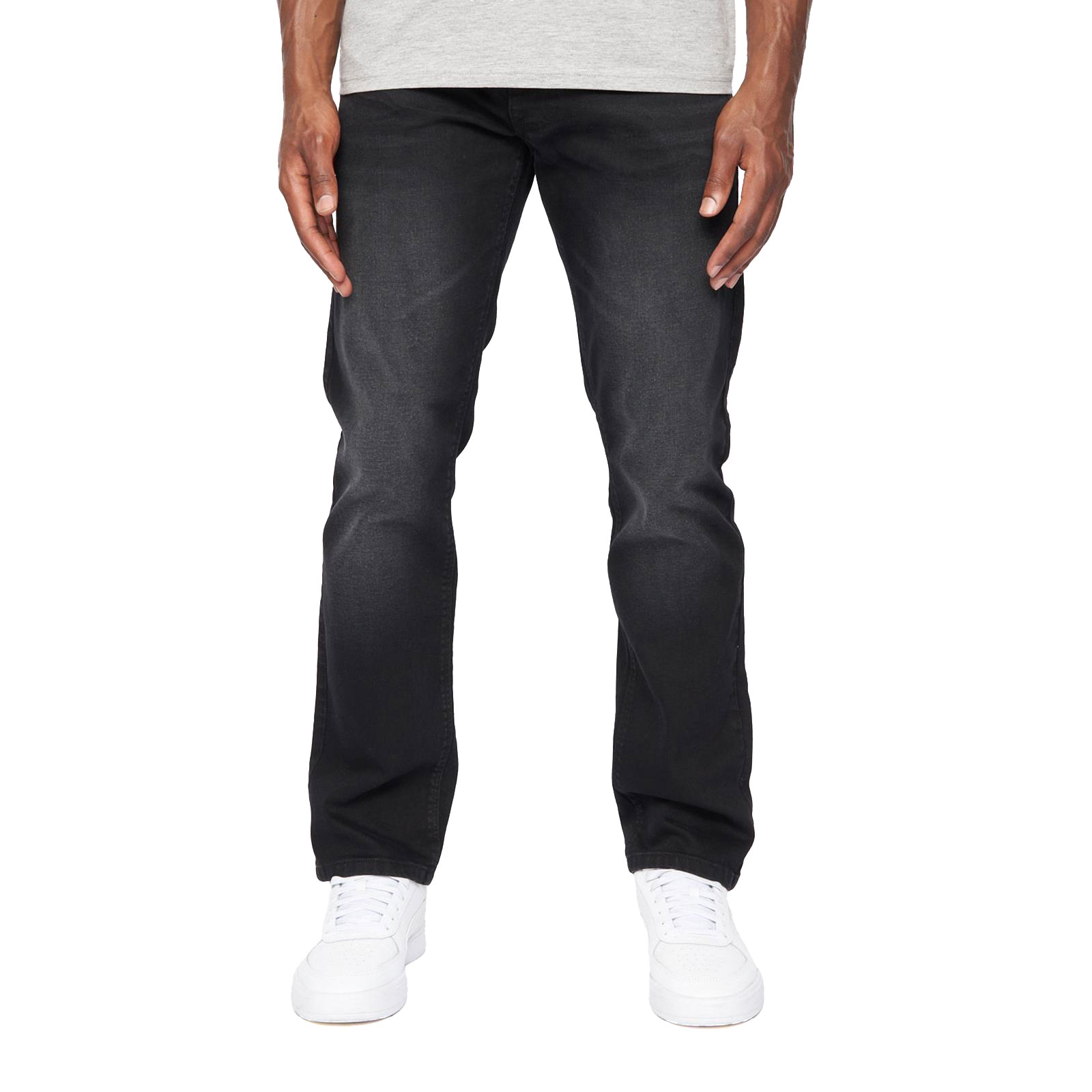 Crosshatch Cadman Straight Jeans Men's Trainers  Size:  Colour : Black Wash W36 L34 In Black Wash