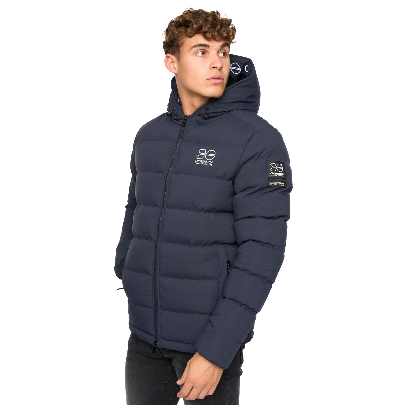 Crosshatch Pitsburg Jacket Men's - Navy - Size XXL