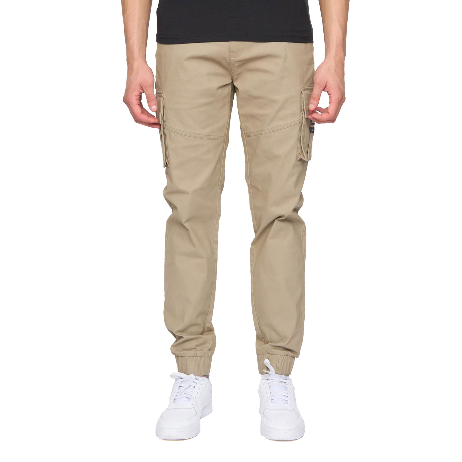 Duck And Cover Chemmer Cargo Jog Pants Men's Trainers, Size W30 L34 In Beige Colour : Beige