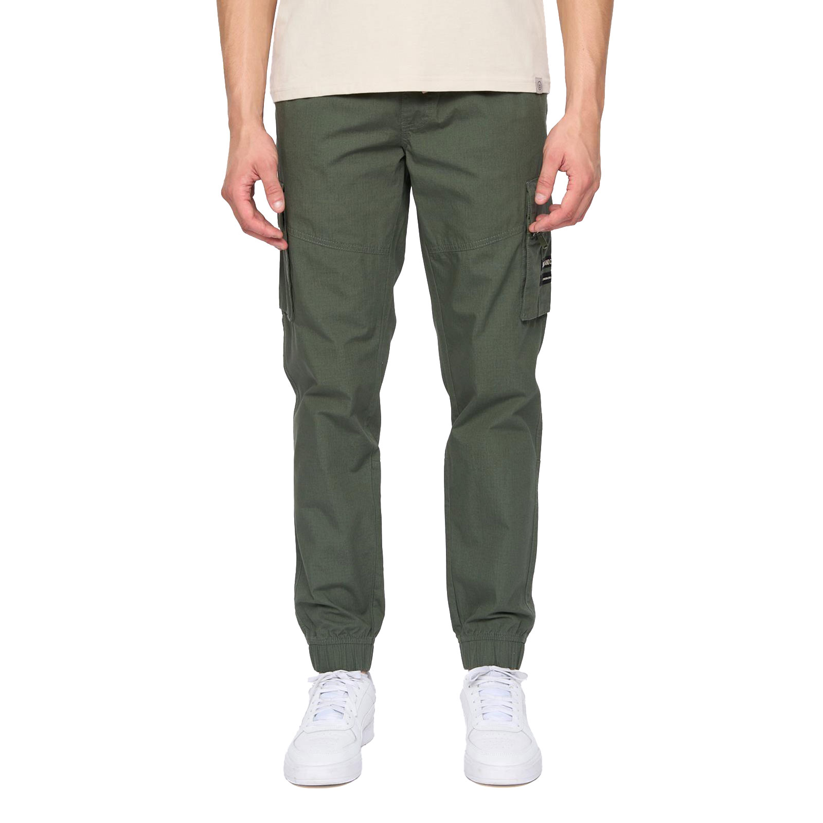 Duck And Cover Chesser Cargo Jog Pants Men's Trainers, Size XL In Green
