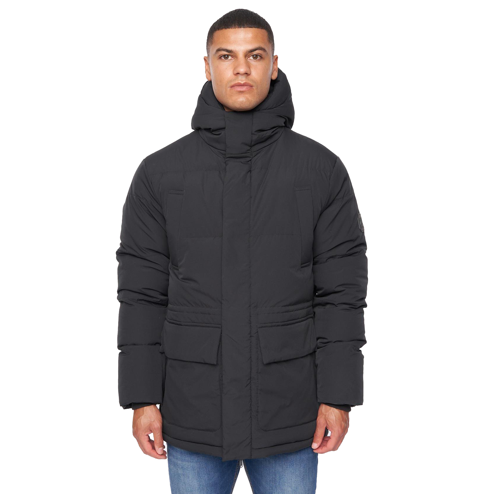 Duck And Cover Fletchley Puffer Jacket Men's - Black - Size S