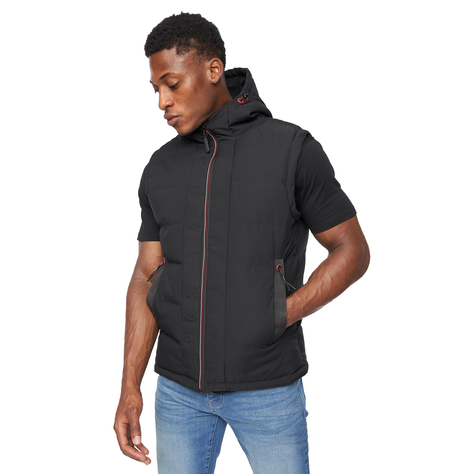 Crosshatch Kampnew Gilet Men's Trainers, Size S In Black