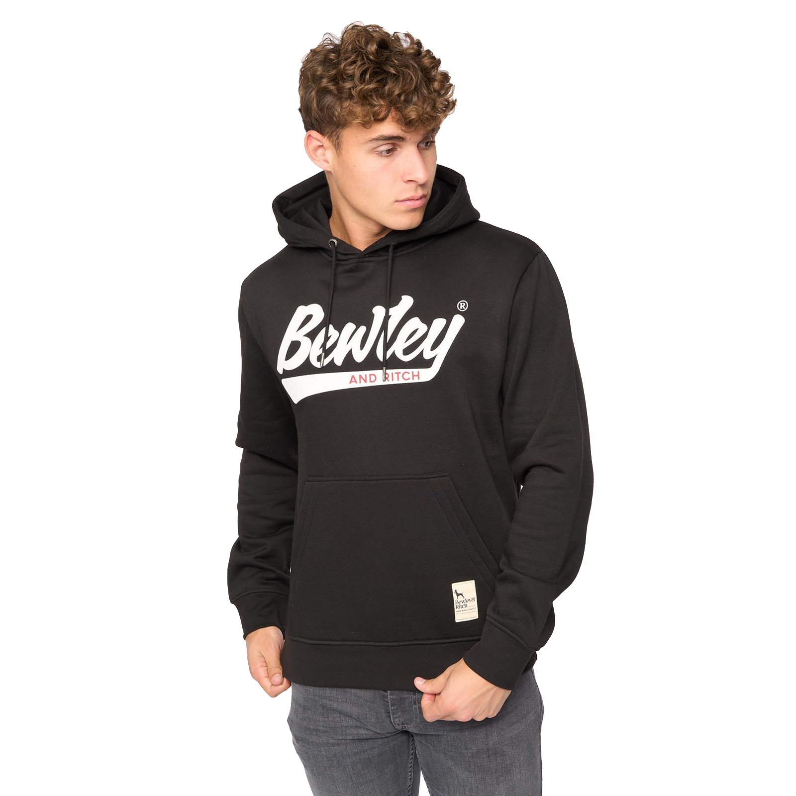 Bewley & Ritch Macklin Hoodie Men's | Hoodies  | Black  | UK Size XL