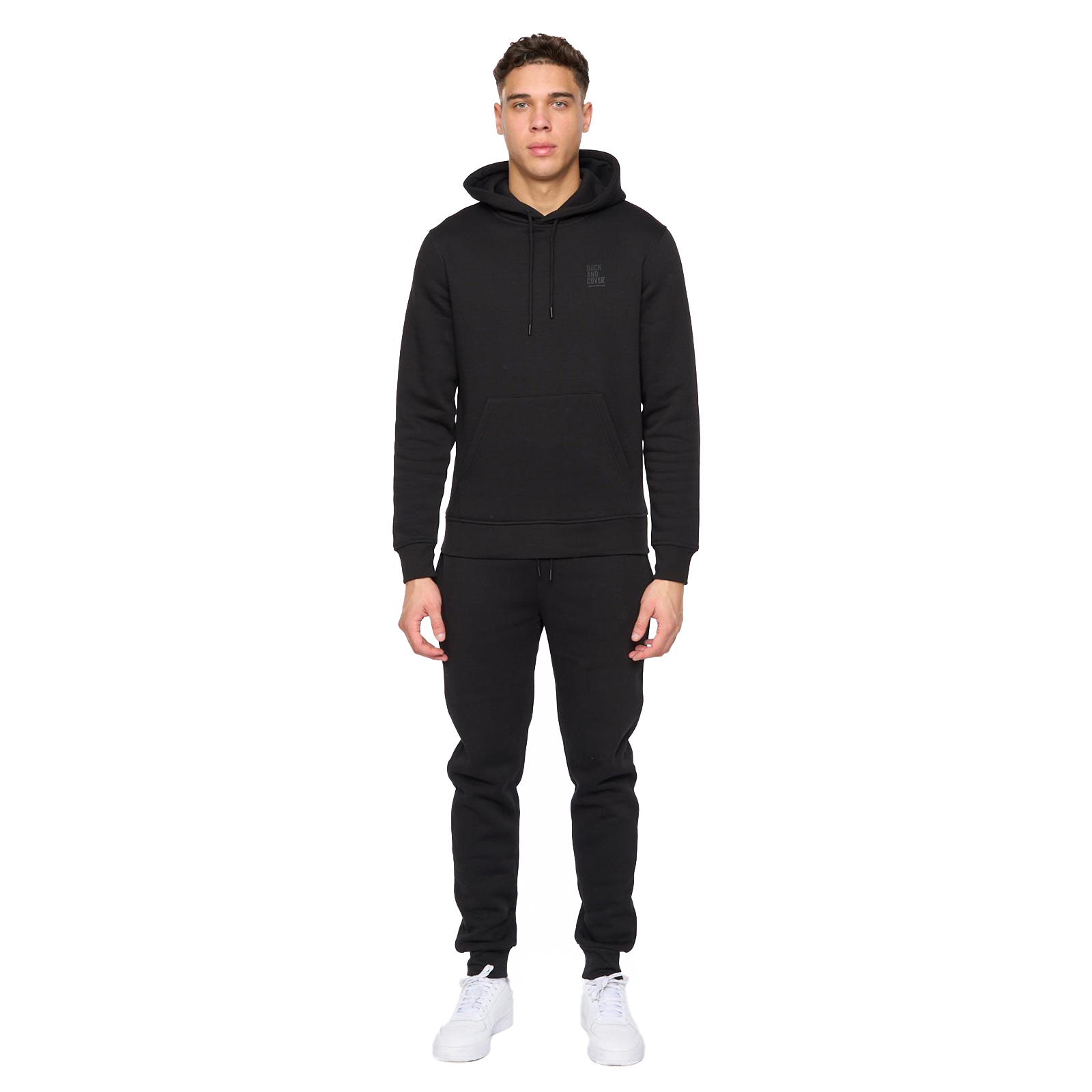 Duck And Cover Merchell Tracksuit Men's Trainers, Size M In Black