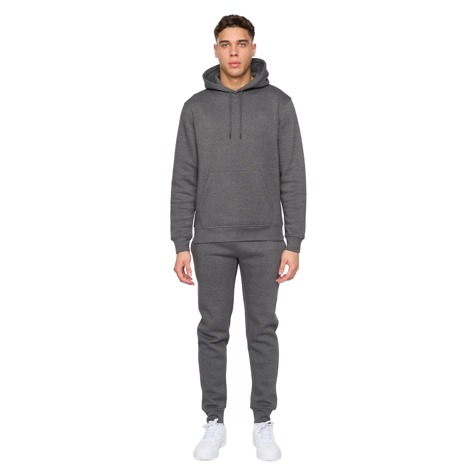 Duck And Cover Merchell Tracksuit Men's Trainers, Size S In Charcoal Marl