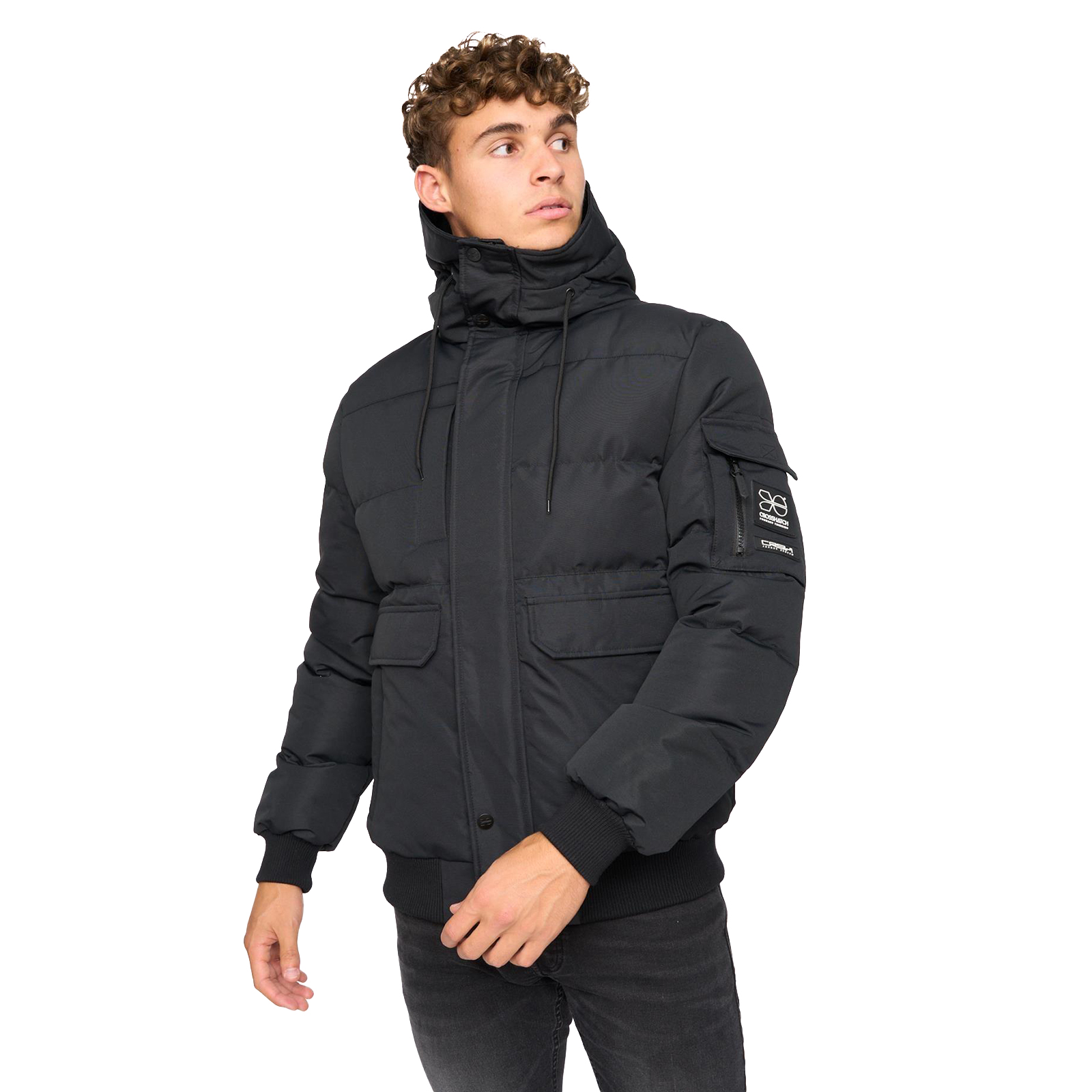 Crosshatch Milwaka Jacket Mens - Black - Size XXL