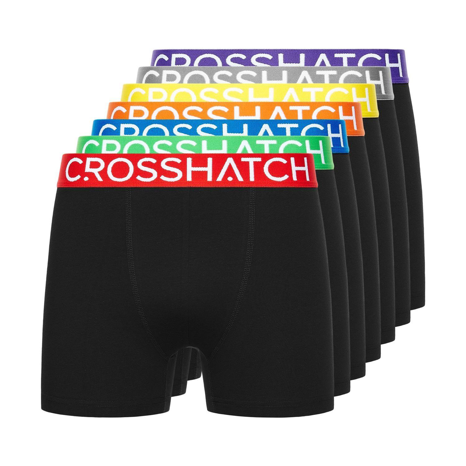 Crosshatch Septet 7Pk Boxer Shorts Men's