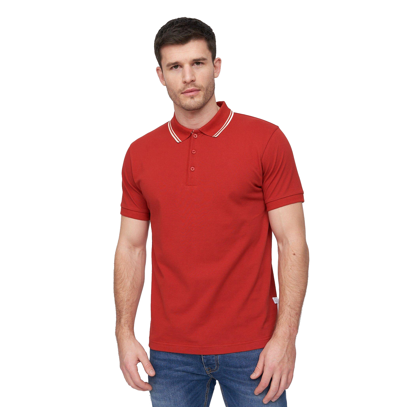 Duck And Cover Samtrase Polo Shirt Men's  Colour : Red