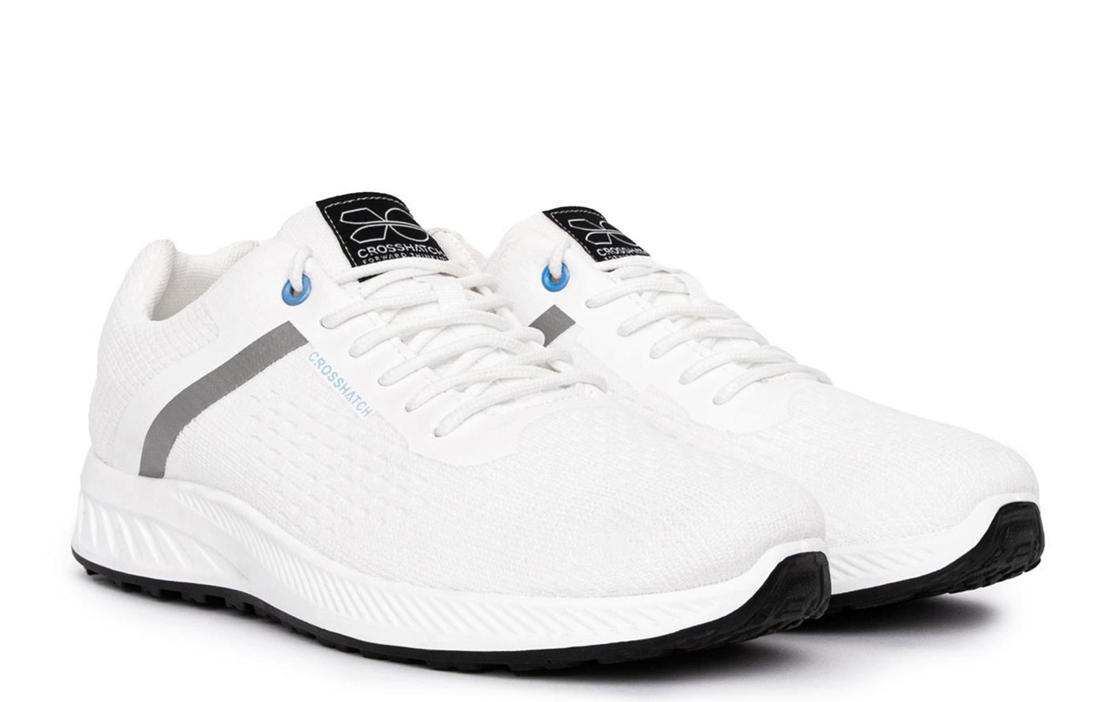 Crosshatch Kamran Men's Trainers Size: 8 Colour : White