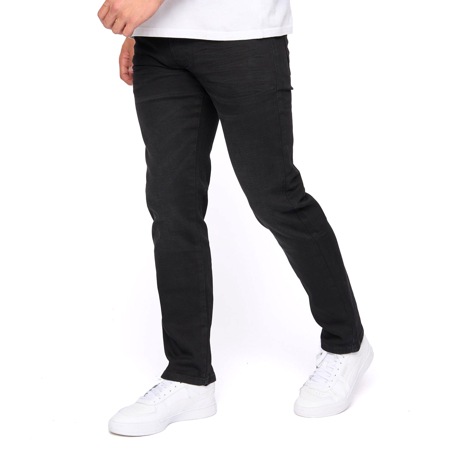 Bewley & Ritch Newbury Straight Fit Jeans Men's Trainers  Size:  Colour : Black Wash W36 L34