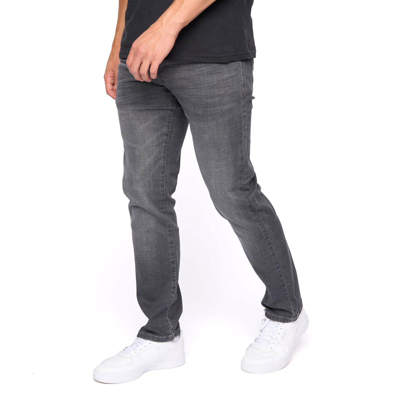 Bewley & Ritch Newbury Straight Fit Jeans Men's Trainers  Size:  Colour : Grey Wash W36 L34