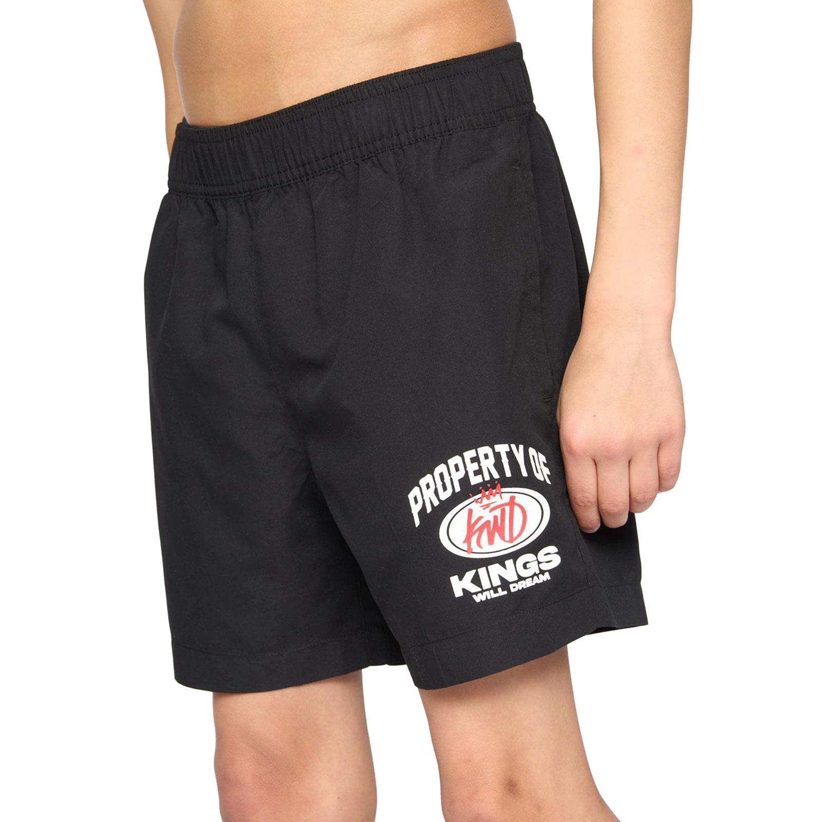 Kings Will Dream Prop Kids Boys Swim Shorts  Colour : Black