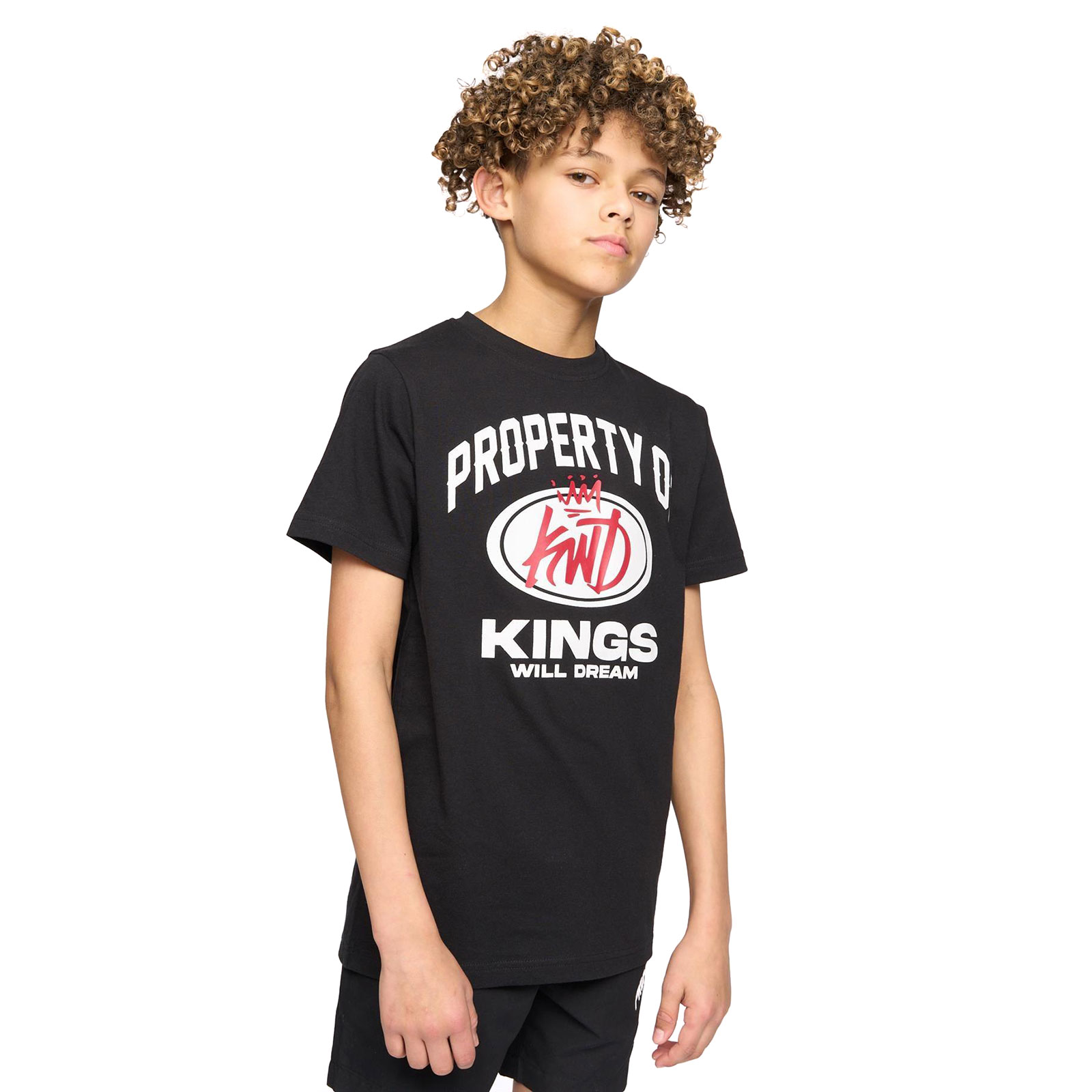 Kings Will Dream Prop Kids Boys T-Shirt | T-Shirt  | Black  | UK Size Lb