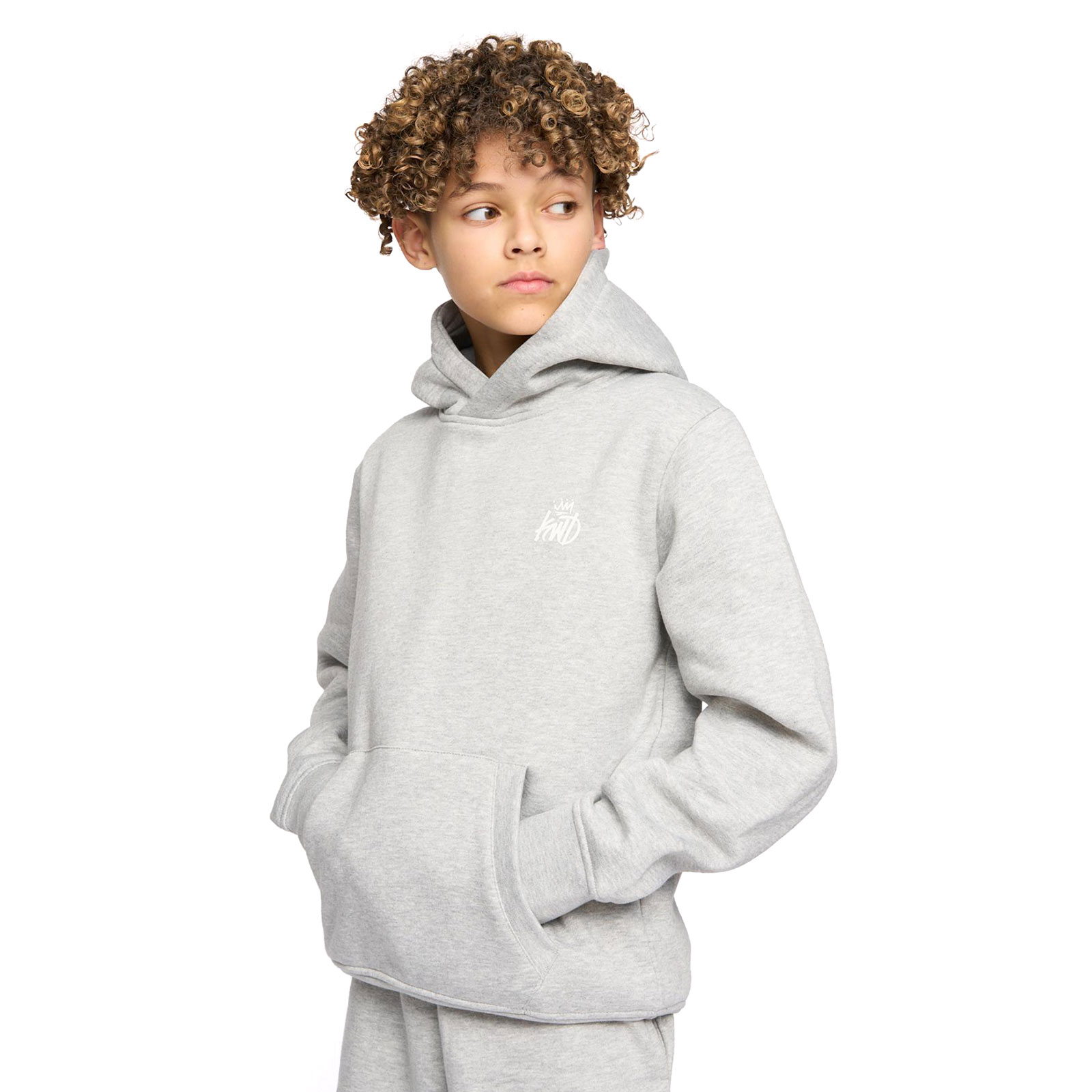 Kings Will Dream Stanton Kids Boys Hoodie - Kids - Grey Marl | Hoodies  | Grey Marl  | UK Size Mb