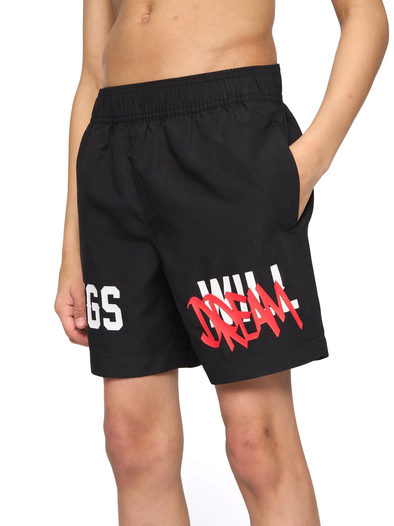 Kings Will Dream Tagged Kids Boys Swim Shorts  Colour : Black