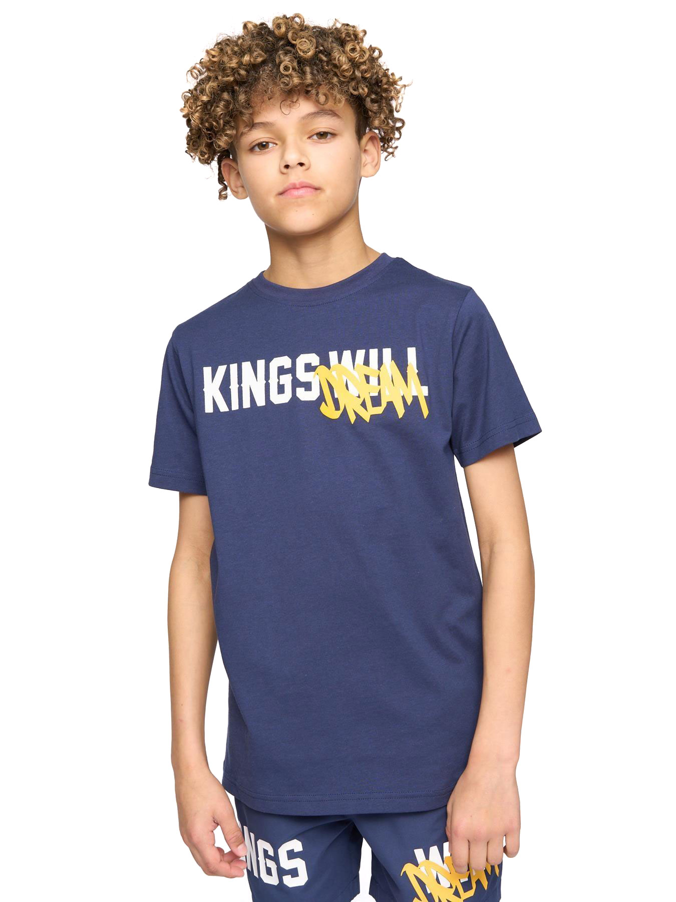 Kings Will Dream Tagged Kids Boys T-Shirt | T-Shirt  | Navy  | UK Size Sb