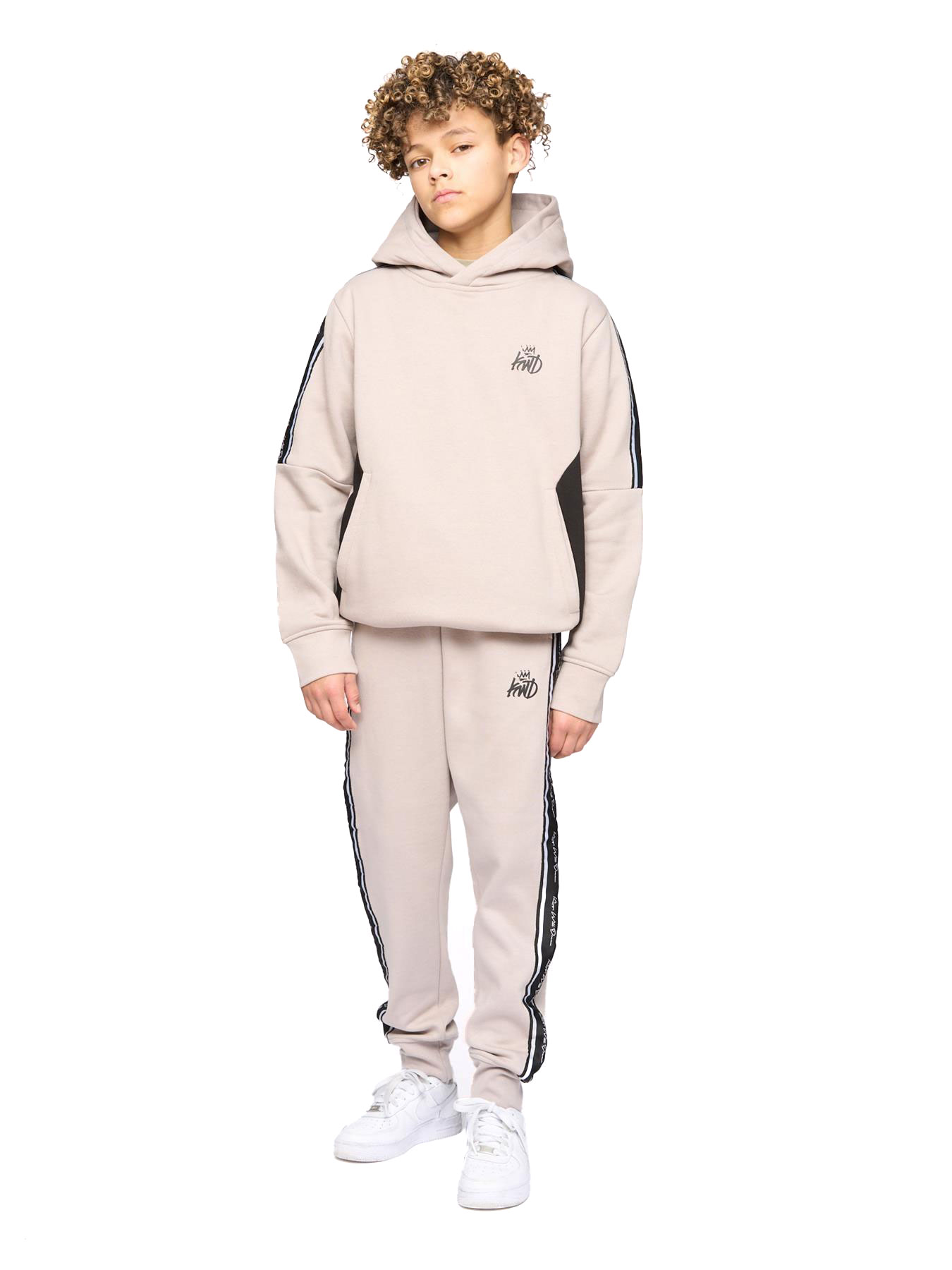 Kings Will Dream Techy Kids Boys Taped Tracksuit