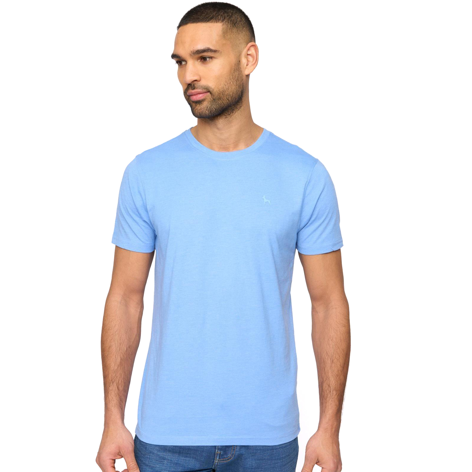Bewley & Ritch Barlowe Men's T-Shirt | T-Shirt  | Mid Blue Marl  | UK Size XL