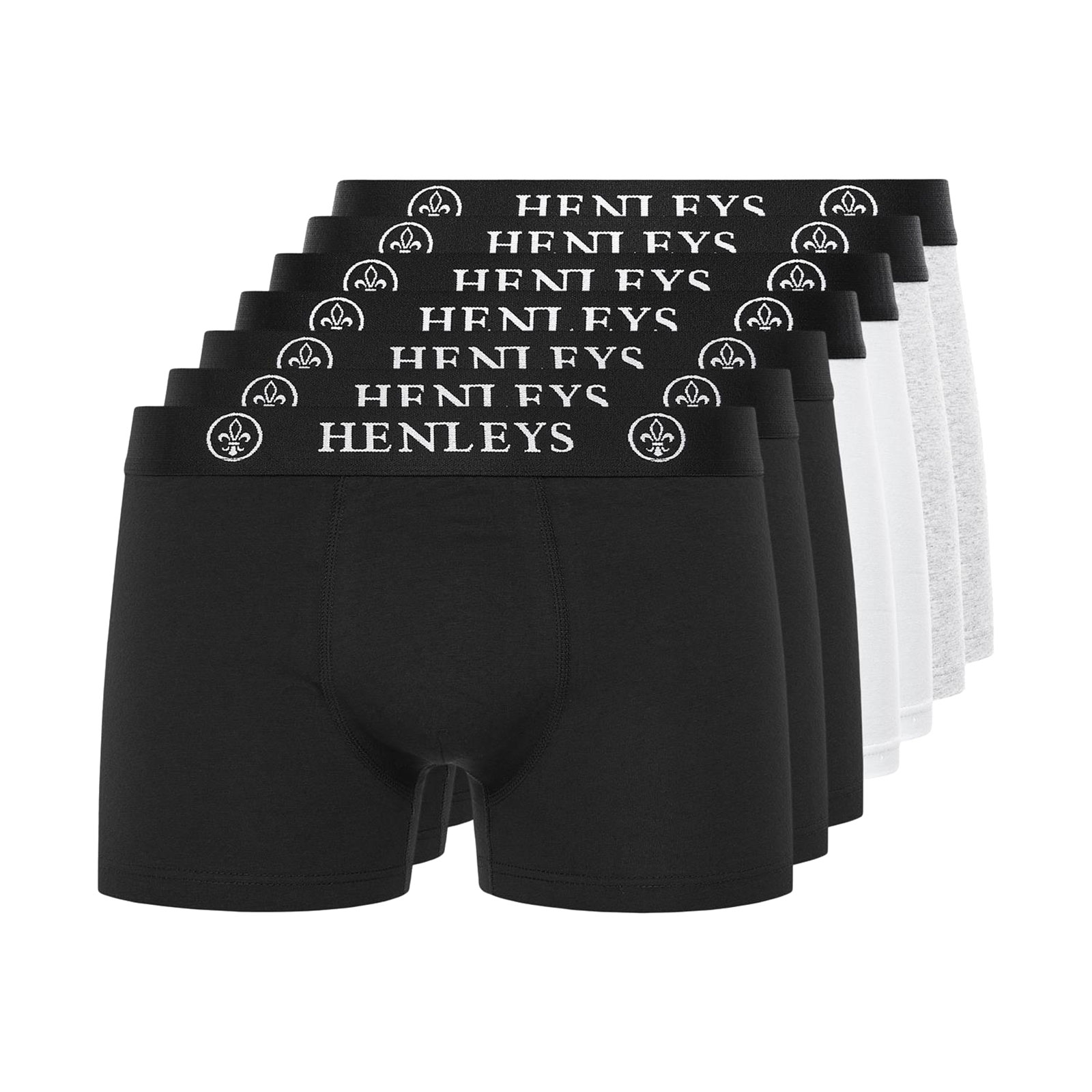 Henleys Century Men's Boxers 7Pk