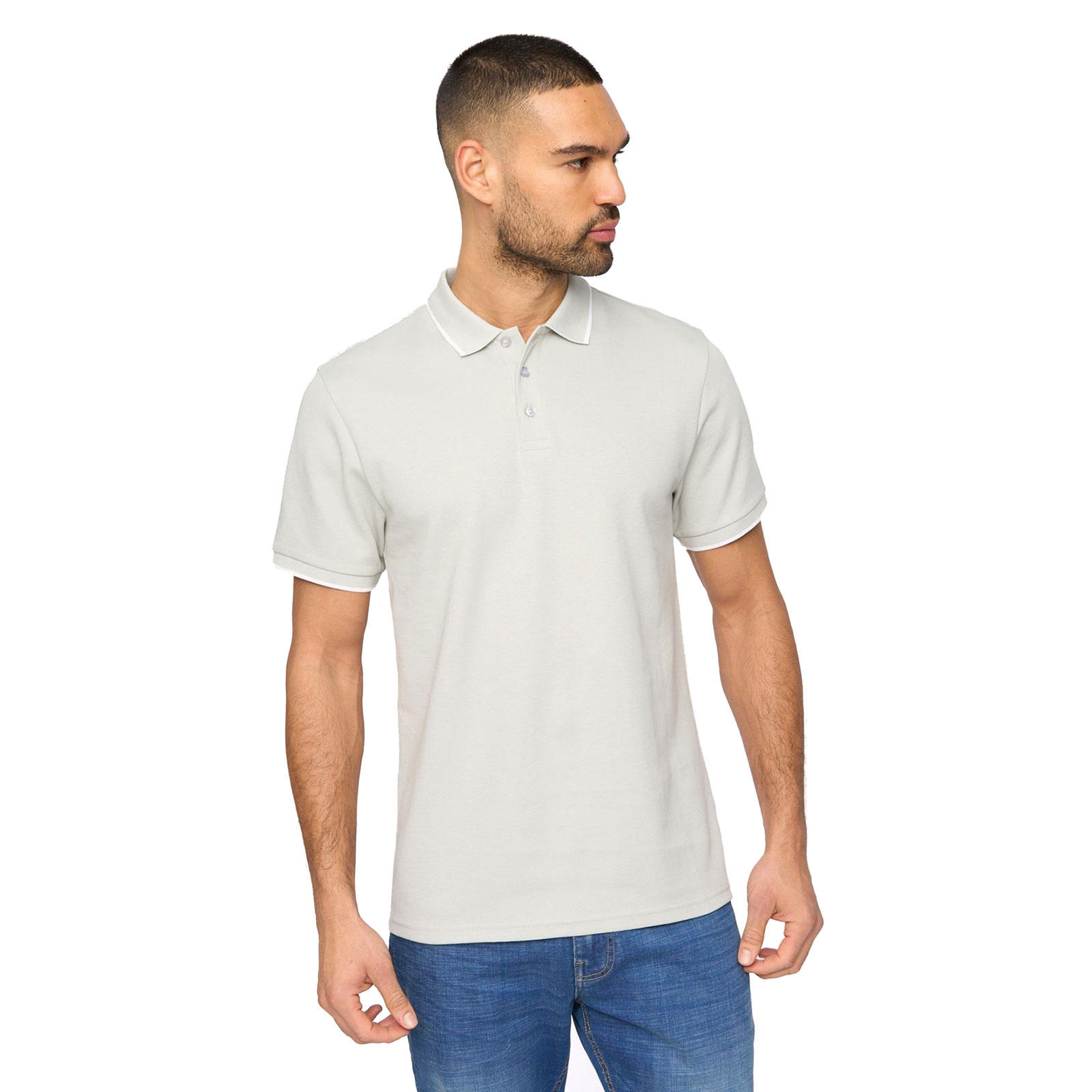 Bewley & Ritch Elverton Men's Polo Shirt  Colour : Light Grey