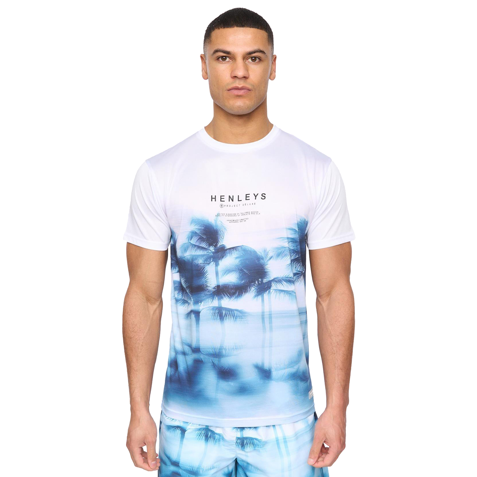Henleys Hennicane Men's T-Shirt | T-Shirt  | Optic White  | UK Size Large
