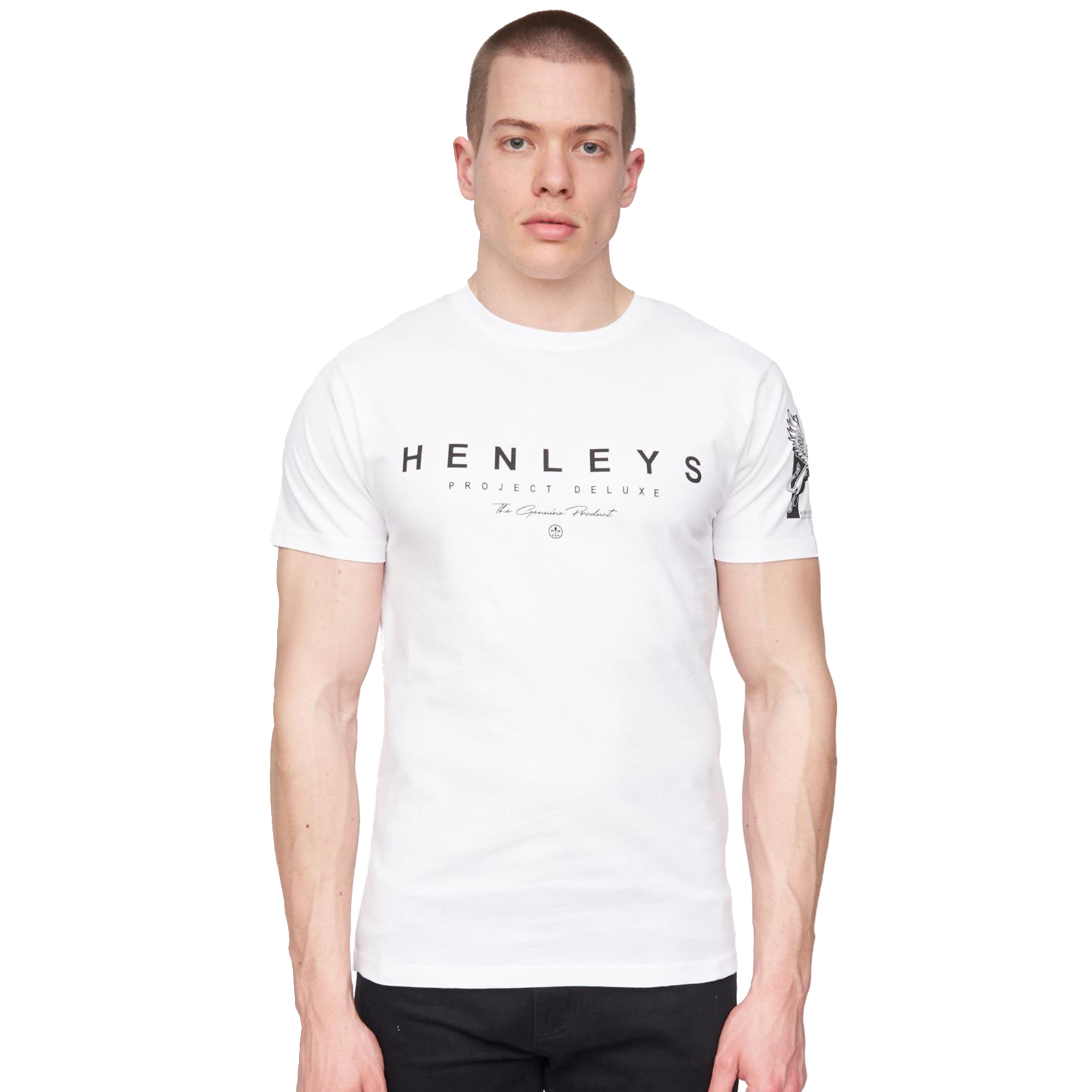 Henleys Hentyme Men's T-Shirt | T-Shirt  | White  | UK Size XXL