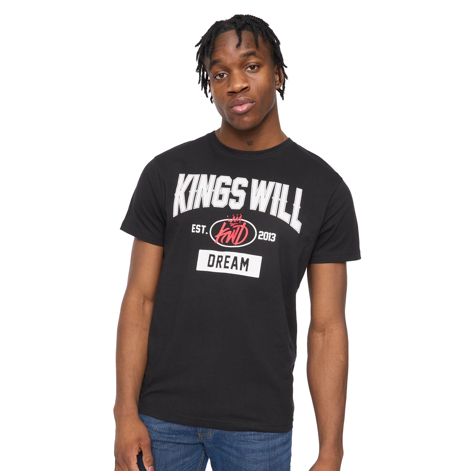 Kings Will Dream Knockout Men's T-Shirt | T-Shirt  | Black  | UK Size Large