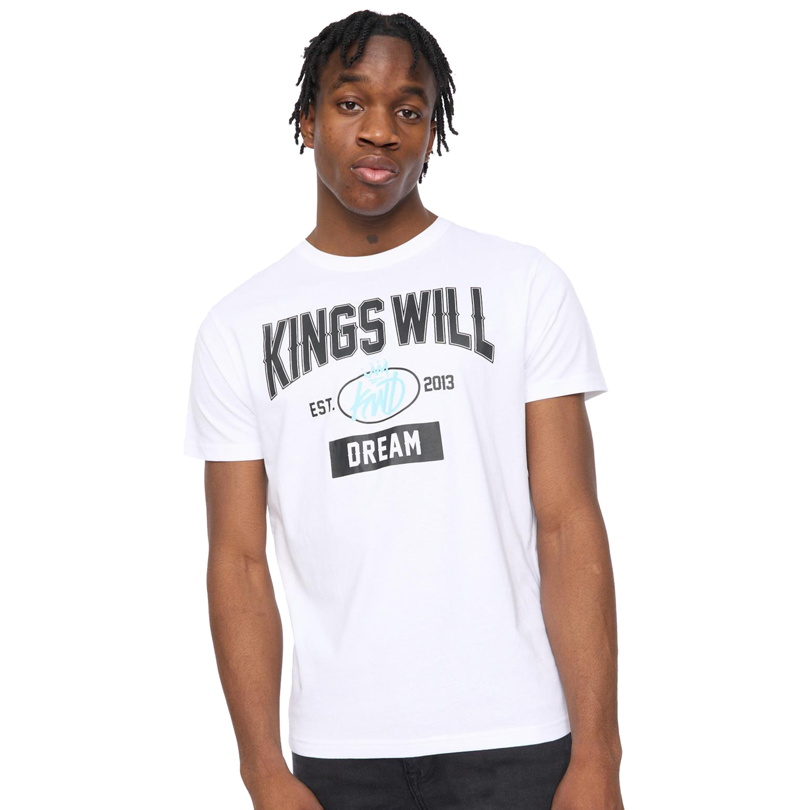 Kings Will Dream Knockout Men's T-Shirt | T-Shirt  | White  | UK Size Large